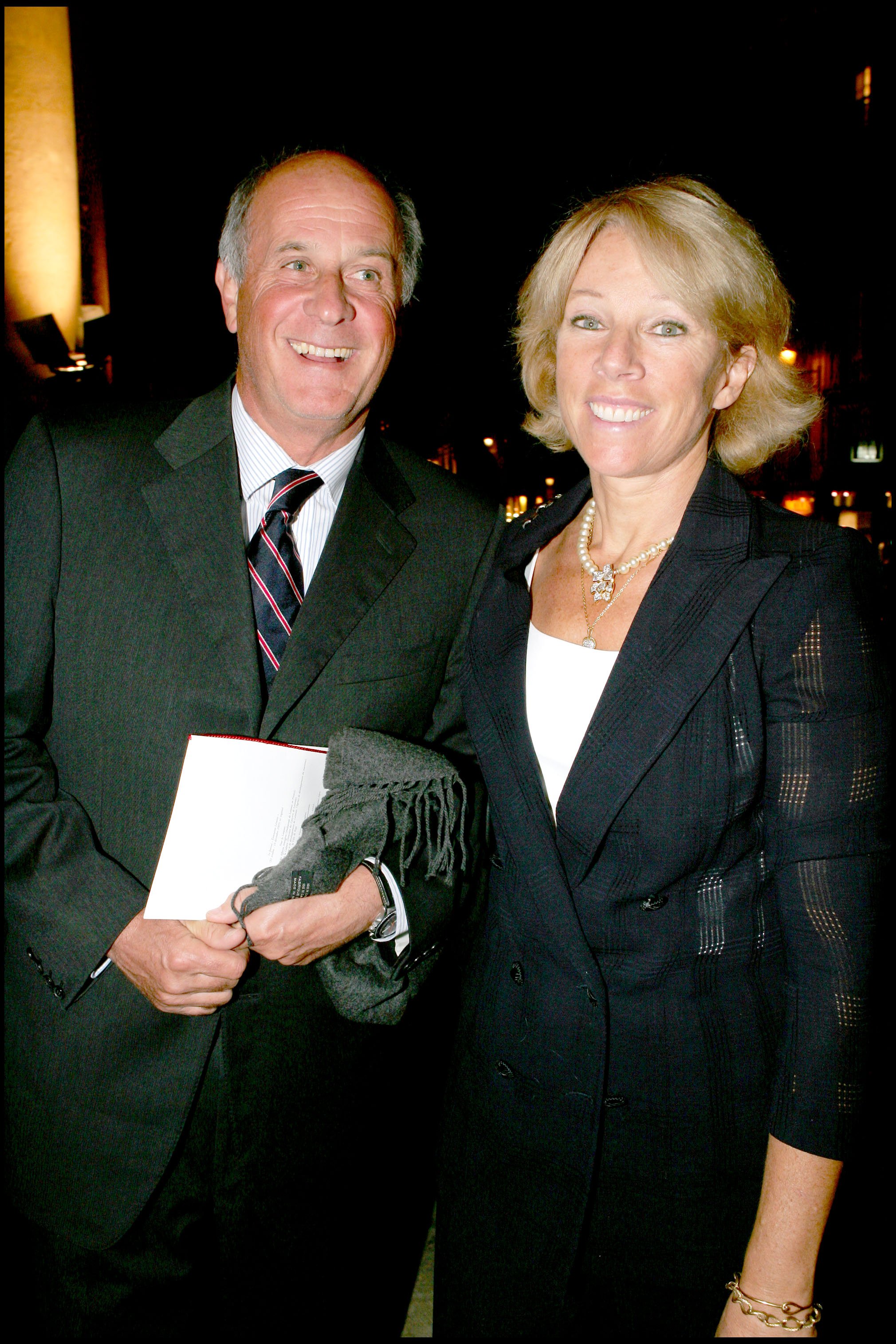 Anne Dewavrin and Patrice De Maistre at the Gala Evening in Aid Of  L'Association Le Pont Neuf In Paris | Source: Getty Images