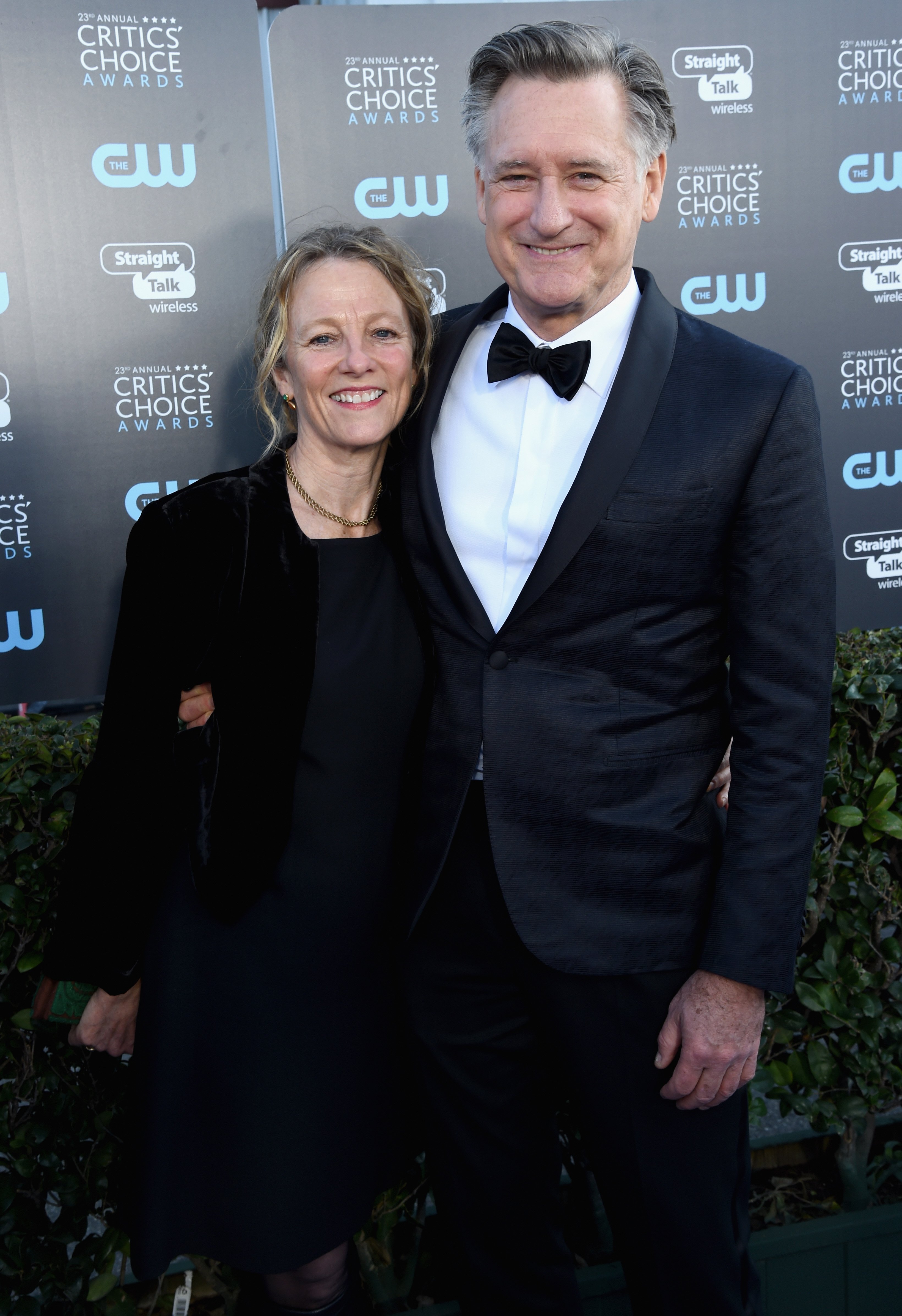 Tamara Hurwitz and Bill Pullman at Barker Hangar on January 11, 2018, in Santa Monica, California.  I Source: Getty Images