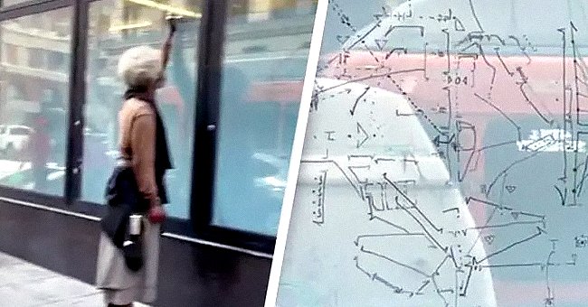 TikToker shows homeless man's drawings and suggests he might be building a time machine | Photo: TikTok/comeatmebhai