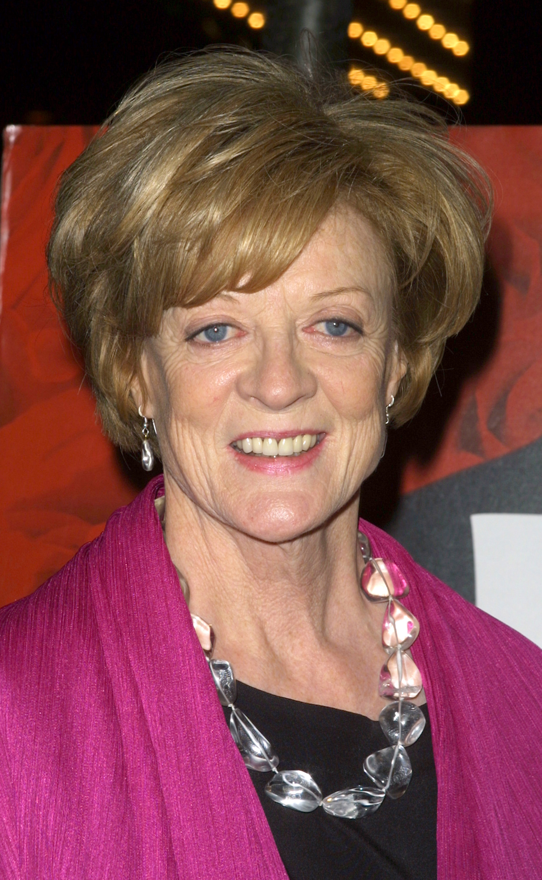 Maggie Smith during the New York premiere of "Gosford Park," 2001| Source: Getty Images