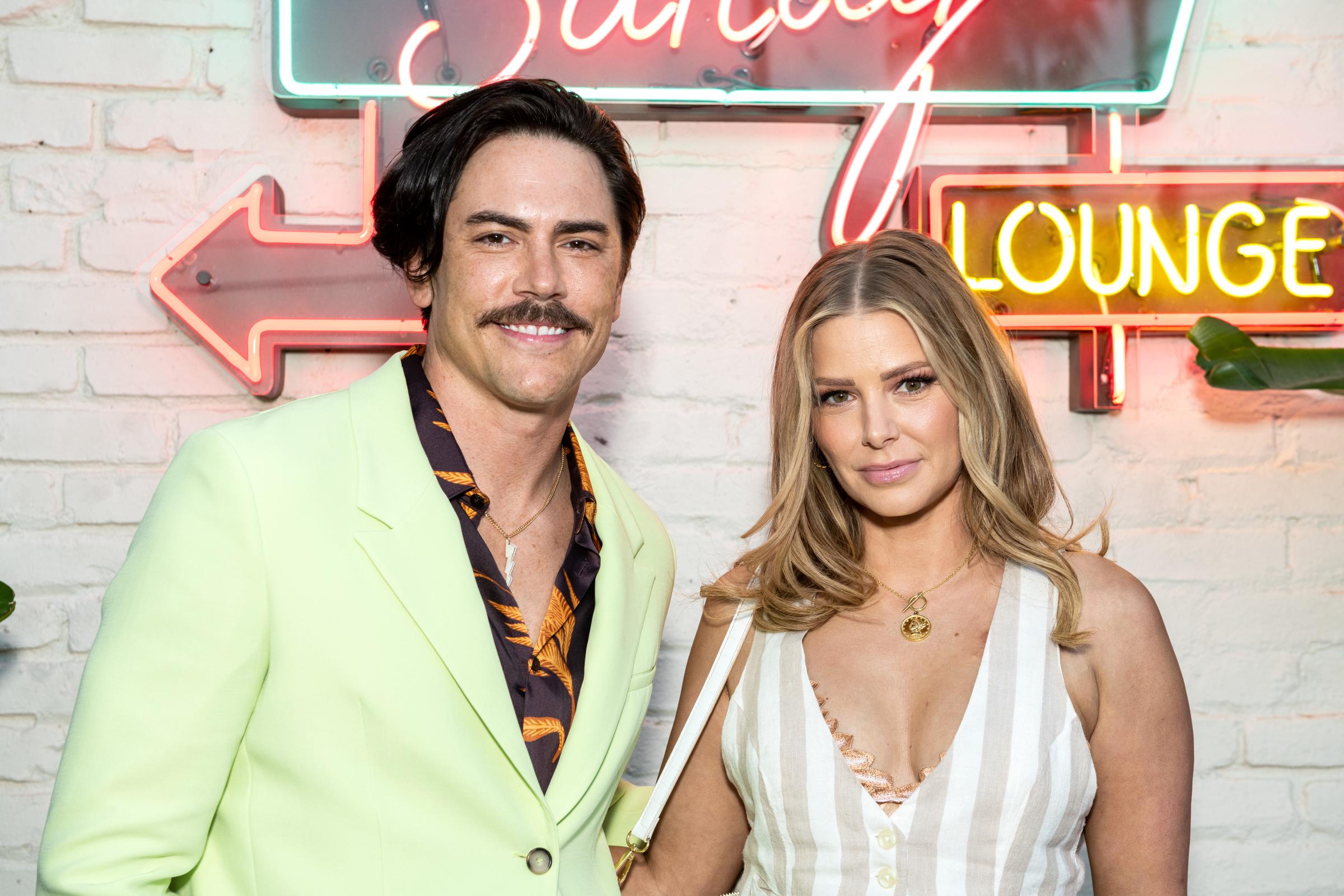 Tom Sandoval and Ariana Madix attend the Friends and Family Opening at Schwartz & Sandy's with the cast of "Vanderpump Rules" in Los Angeles, California, on July 26, 2022 | Source: Getty Images