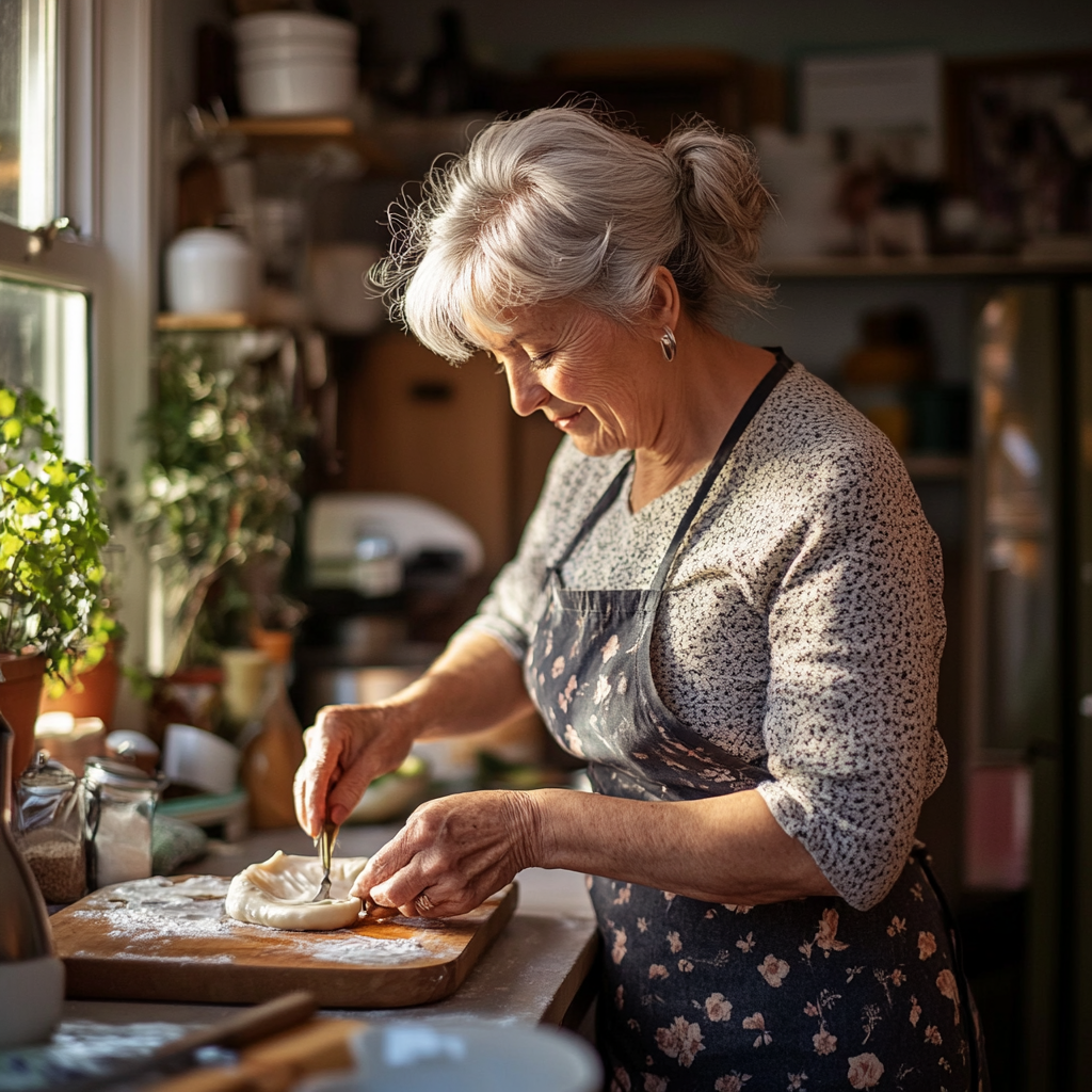 A woman baking | Source: Midjourney