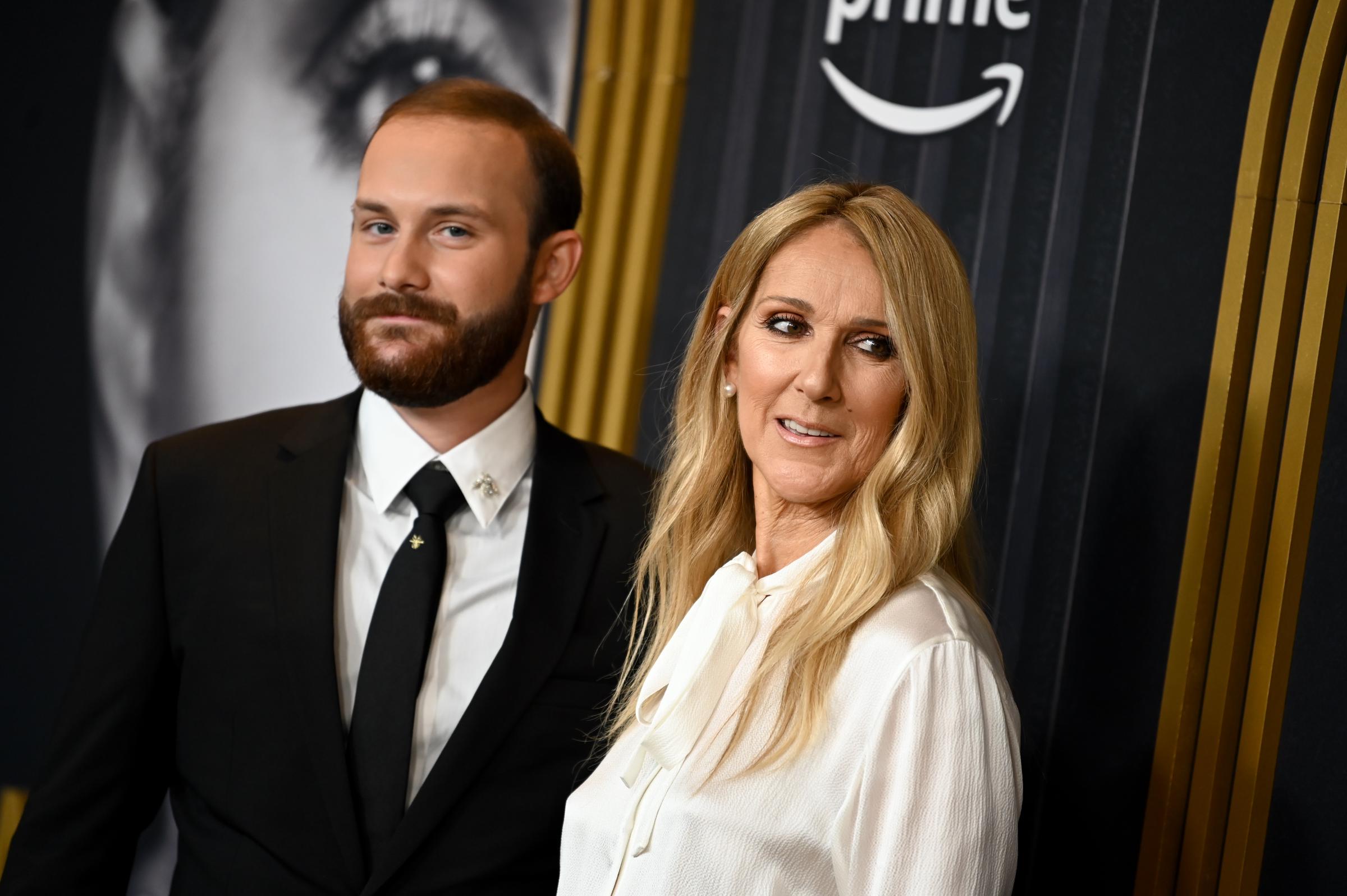 Rene-Charles Angelil and Céline Dion at the "I Am: Celine Dion" NY special event screening on June 17, 2024 in New York City. | Source: Getty Images