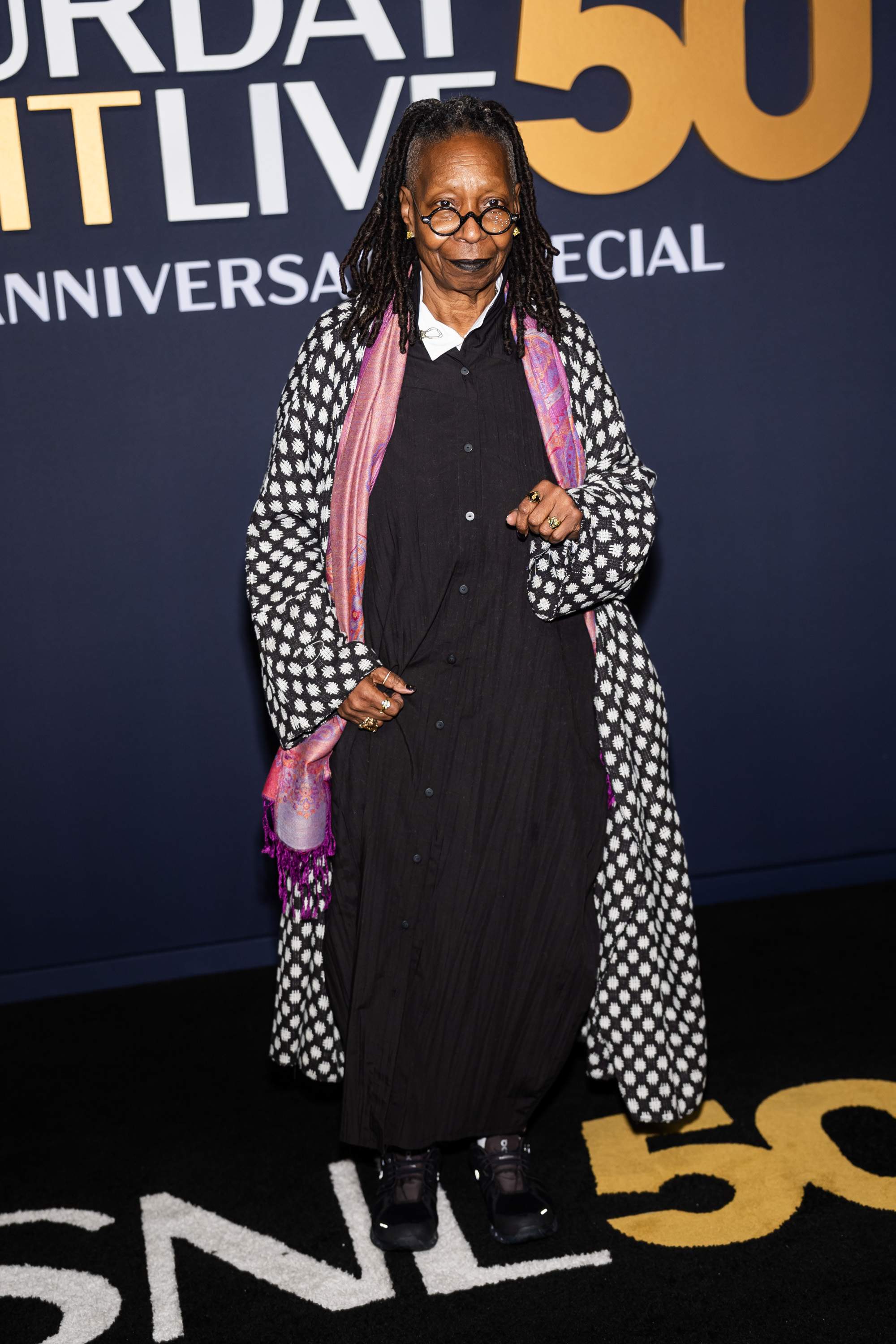 Whoopi Goldberg photographed at "SNL50: The Anniversary Special" on February 16, 2025, in New York City. | Source: Getty Images