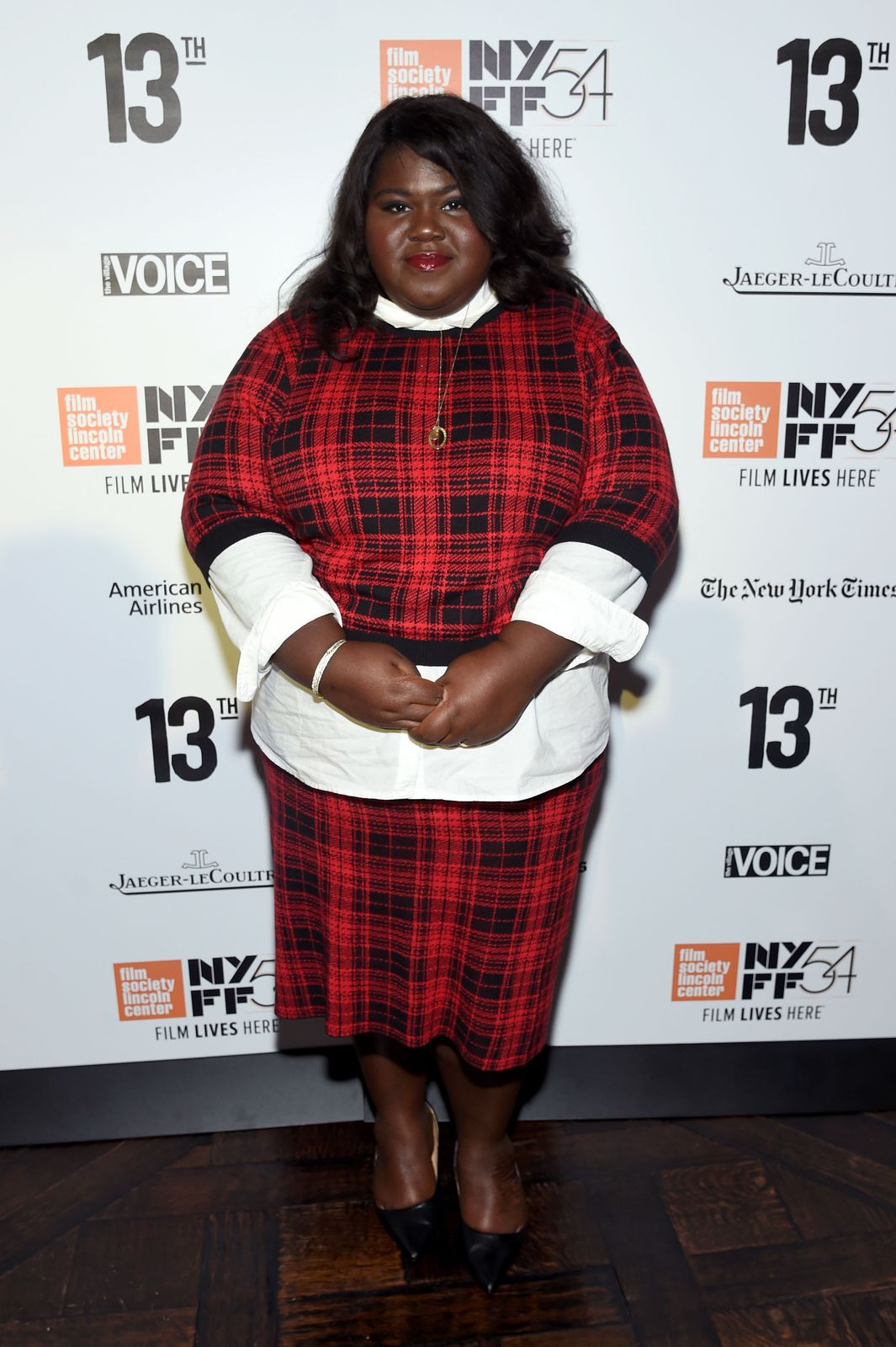 Gabourey Sidibe at the New York Film Festival Opening Night Party on September 30, 2016 in New York City. | Source: Getty Images