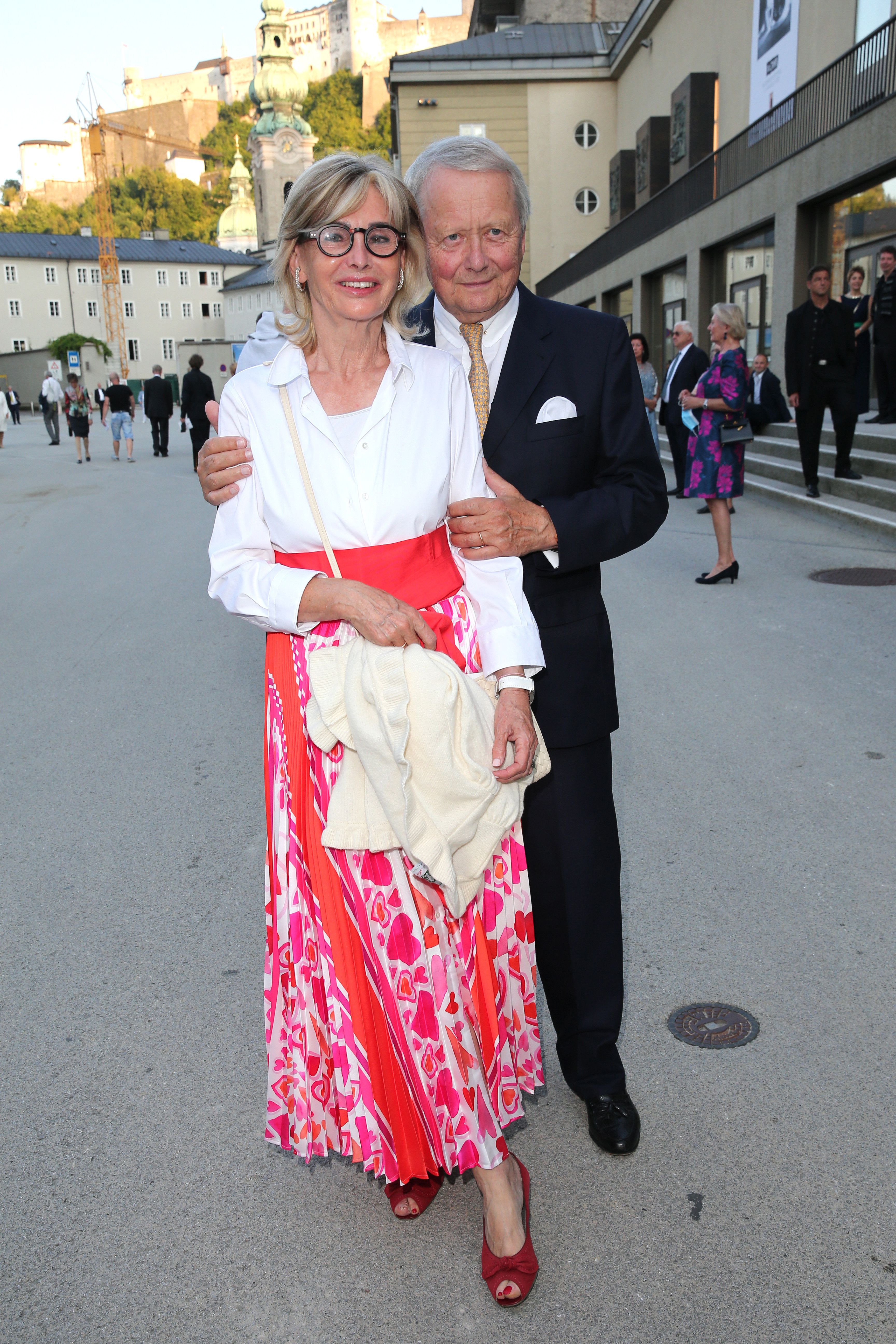 Claudia Porsche and Wolfgang Porsche attend the Salzburg Festival at Salzburg State Theatre on August 6, 2020. | Source: Getty Images