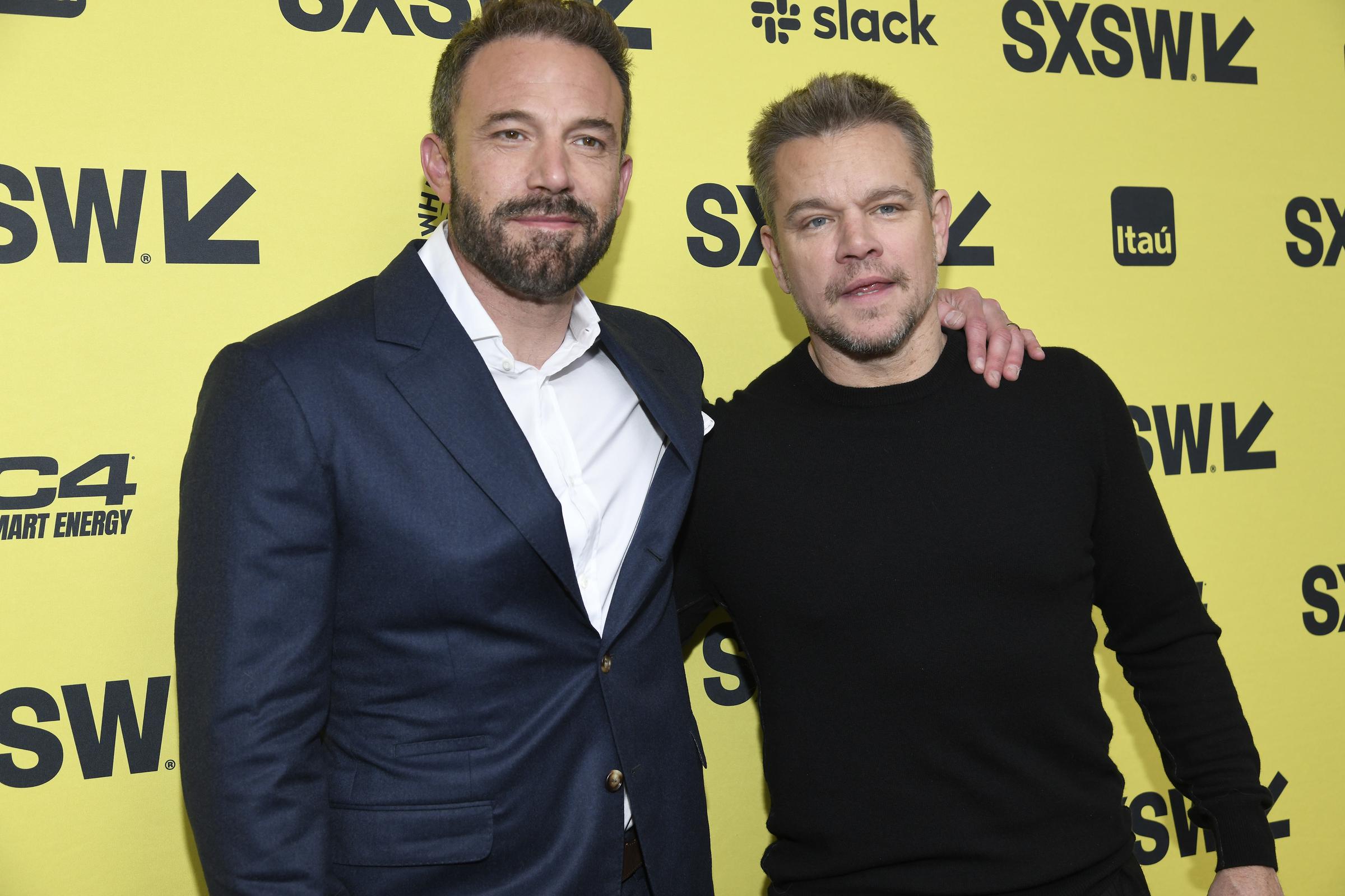 Ben Affleck and Matt Damon attend the premiere of "Air" during the 2023 SXSW conference and festival in Austin, Texas, on March 18, 2023 | Source: Getty Images