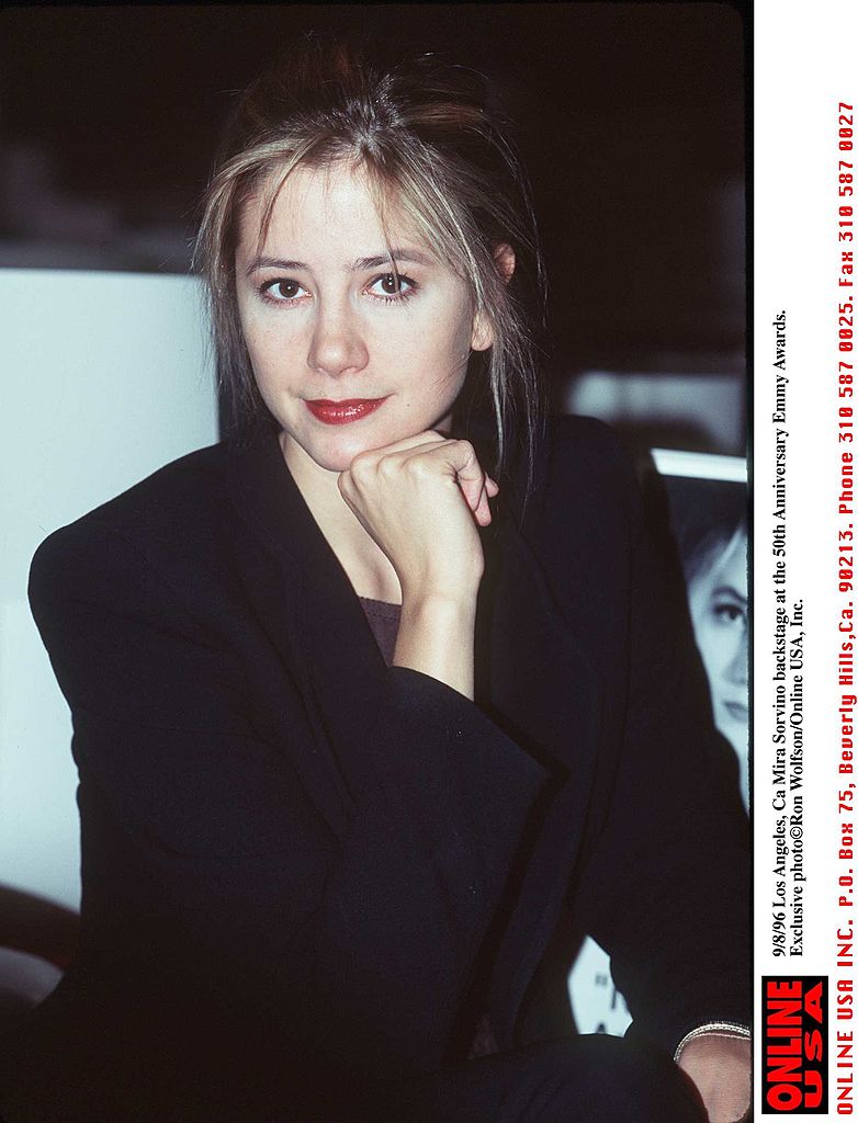 Mira Sorvino, 1996. Image Credit: Getty Images