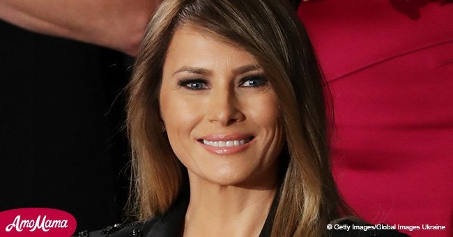 Melania Trump chooses beautiful outfit in Navy-uniform style for surprise visit 