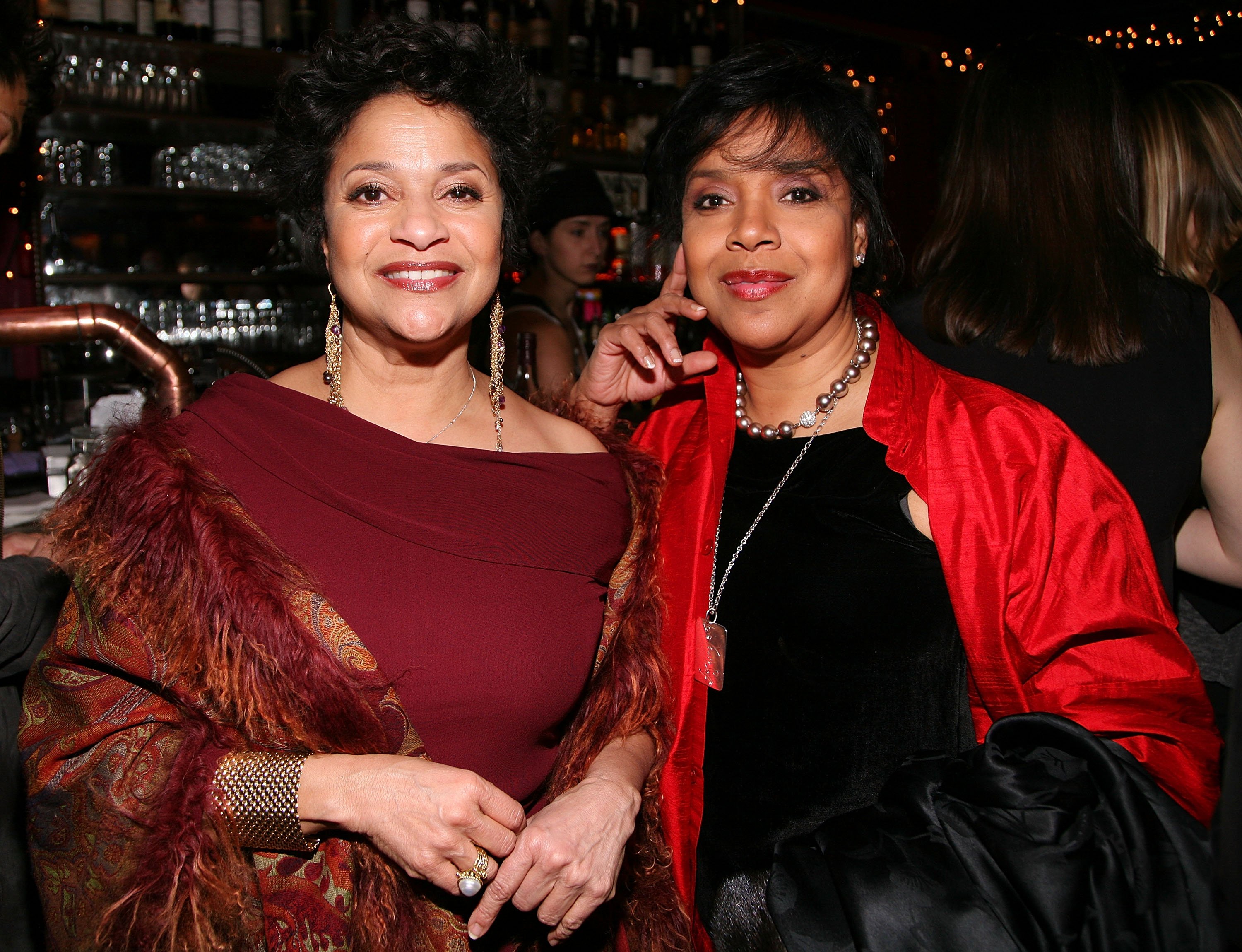  Debbie Allen and Phylicia Rashad at the New York Magazine Oscar Viewing Party on February 24, 2008 in New York City. | Source: Getty Images