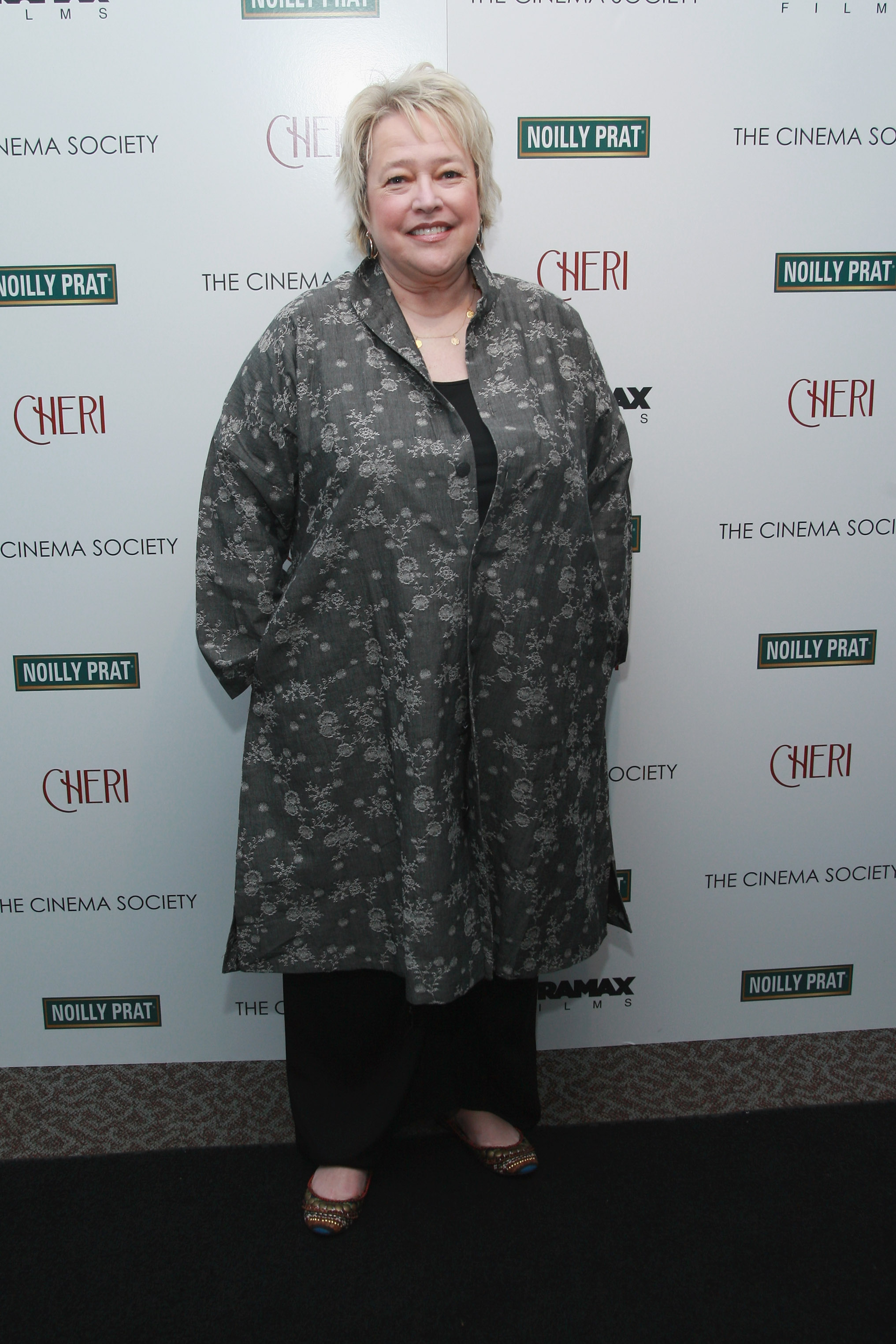 Kathy Bates attends The Cinema Society and Noilly Prat screening of "Cheri"  on June 16, 2009 in New York City. | Source: Getty Images