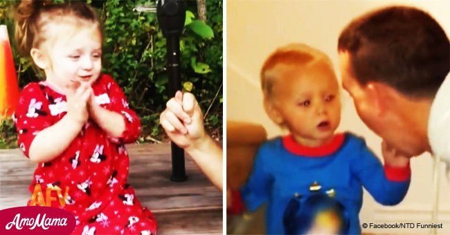 Video compilation shows precious moments between dads and their kids