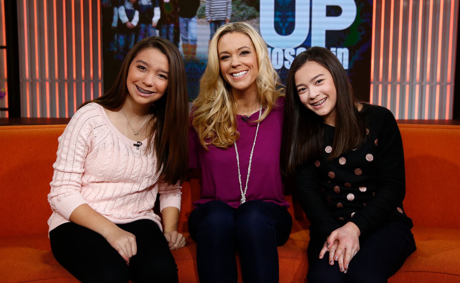 Cara, Kate, and Mady Gosselin appear on NBC News' "Today" show on January 16, 2014 | Photo: Peter Kramer/NBC/NBC Newswire/NBCUniversal/Getty Images