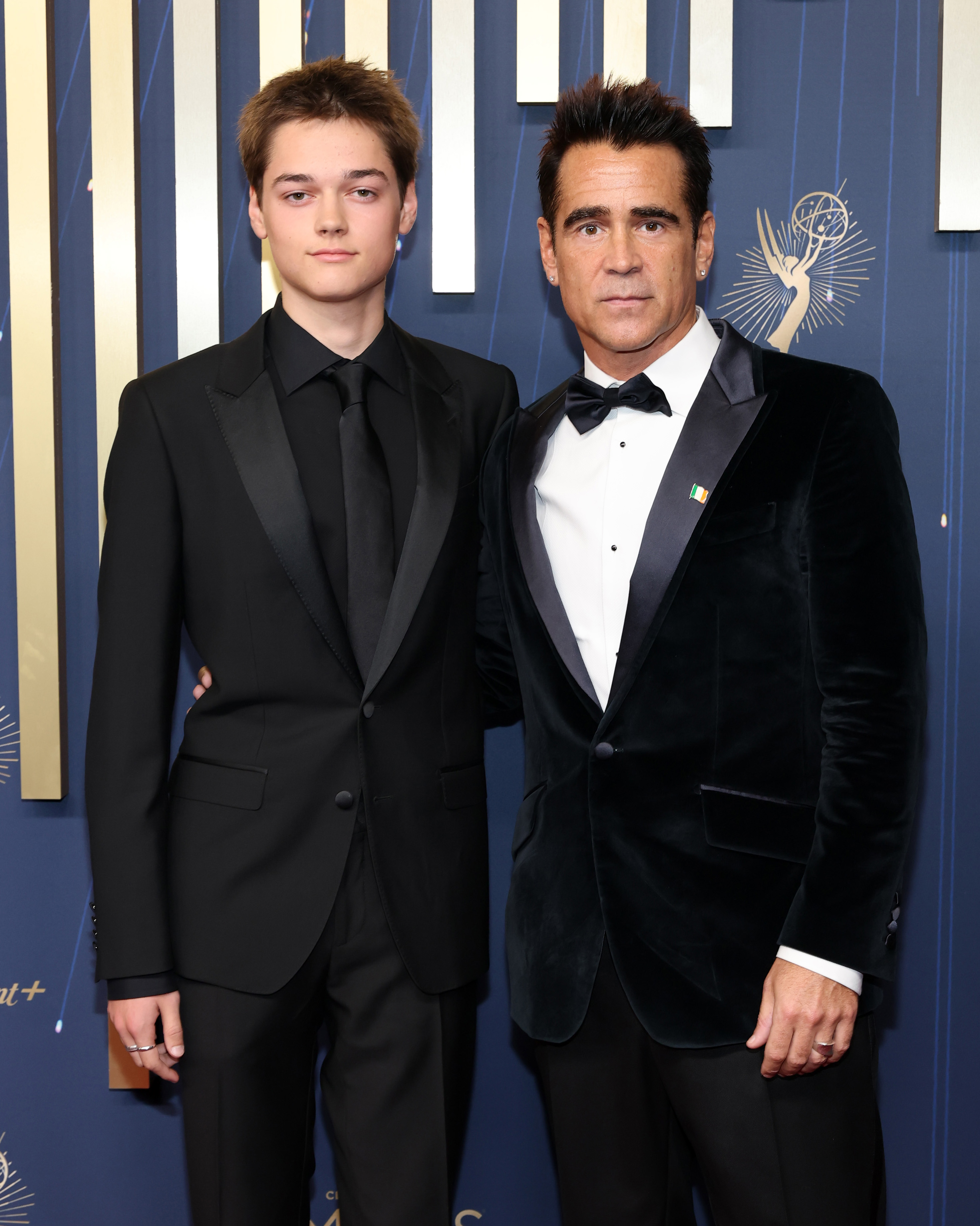 Henry and Colin Farrell at the 77th Primetime Emmy Awards held on September 14, 2025 in Los Angeles, California | Source: Getty Images