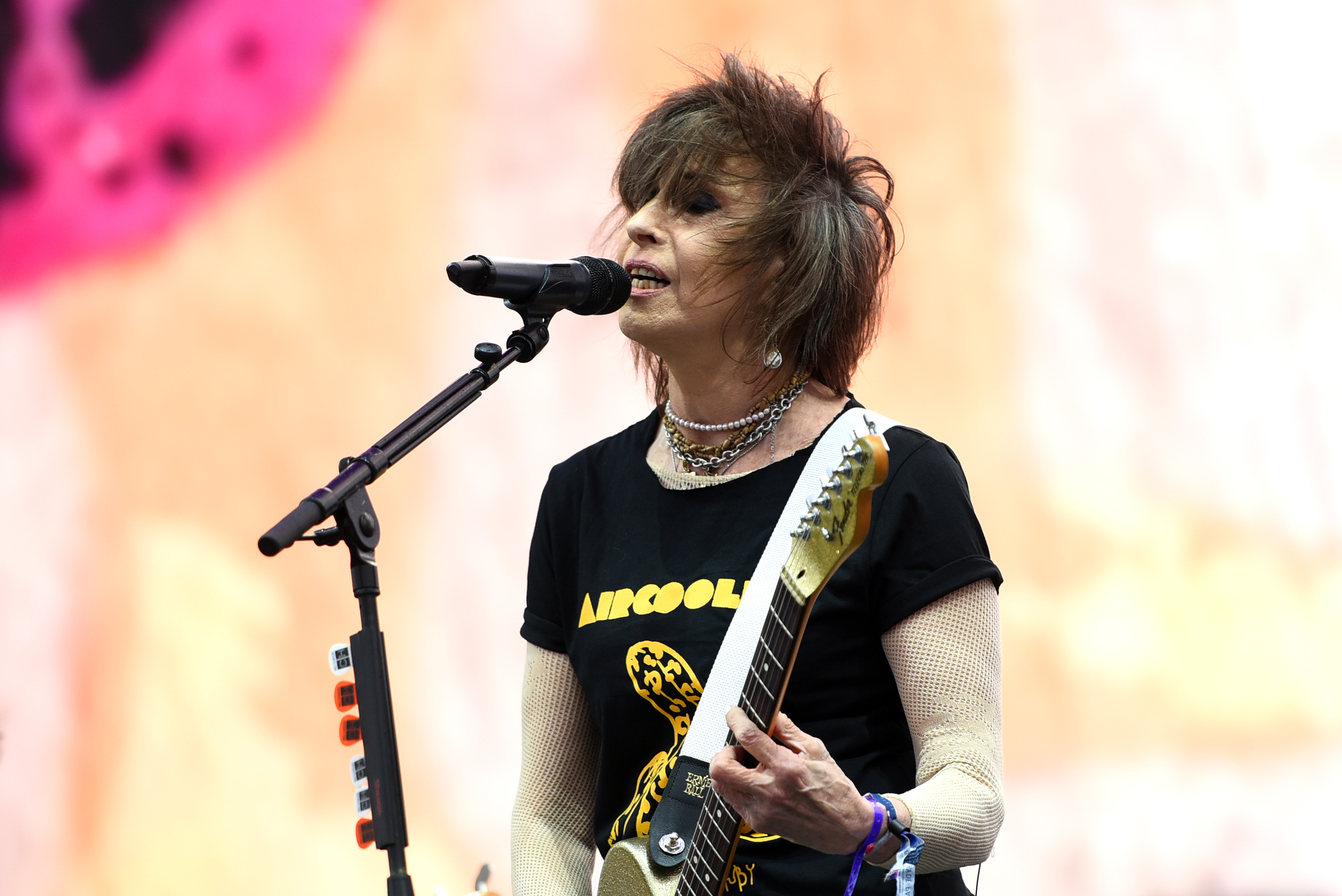 Chrissie Hynde at Hyde Park on June 30, 2023, in London, England. | Source: Getty Images