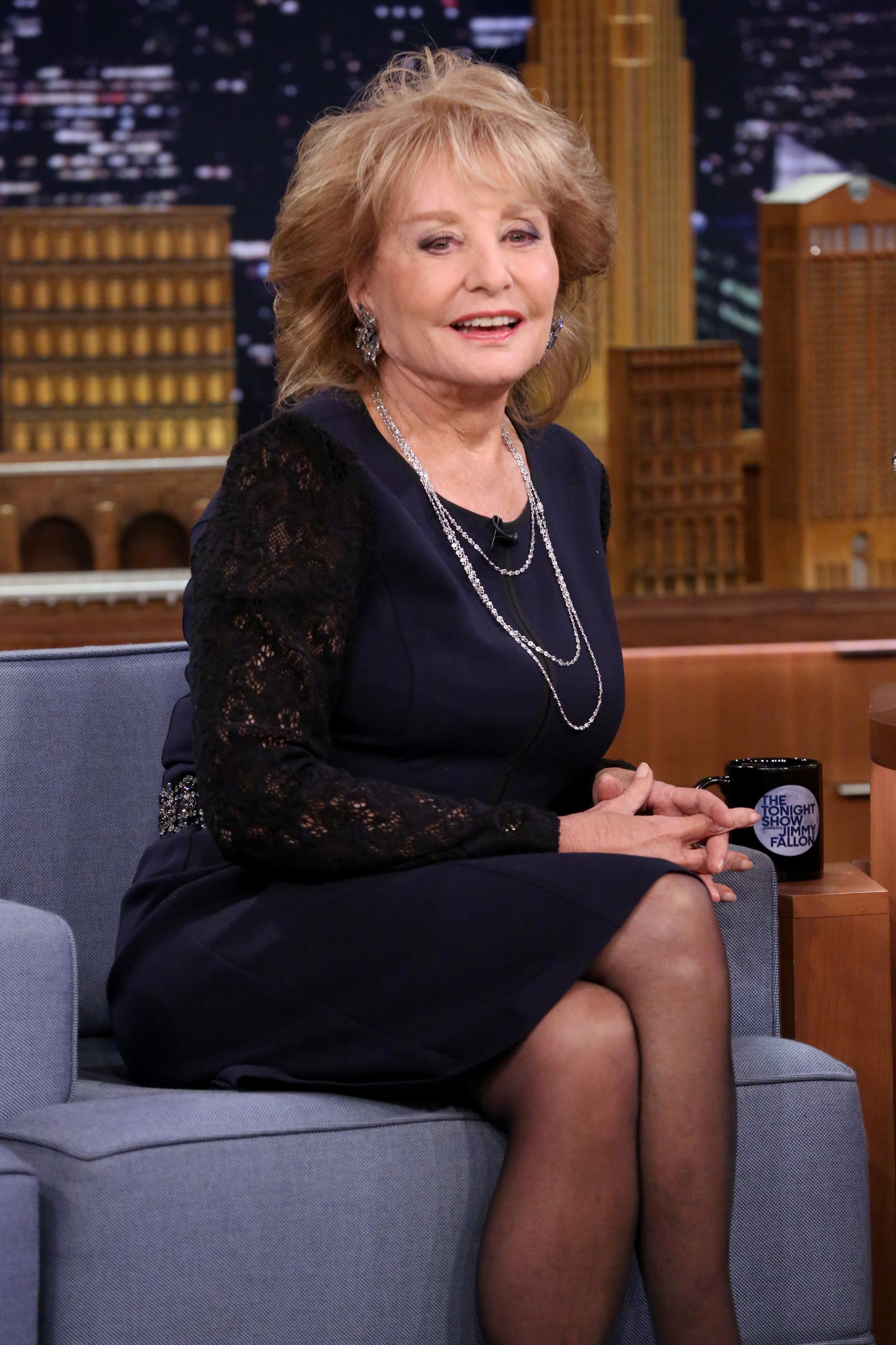 Barbara Walters during an appearance on "The Tonight Show Starring Jimmy Fallon," Season 2 on December 11, 2014. / Source: Getty Images