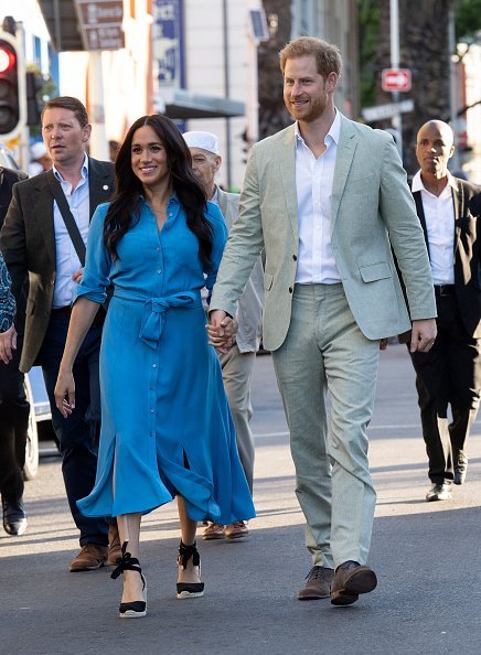 Meghan Markle and Prince Harry visit District 6 Museum in Cape Town | Photo: Getty Images