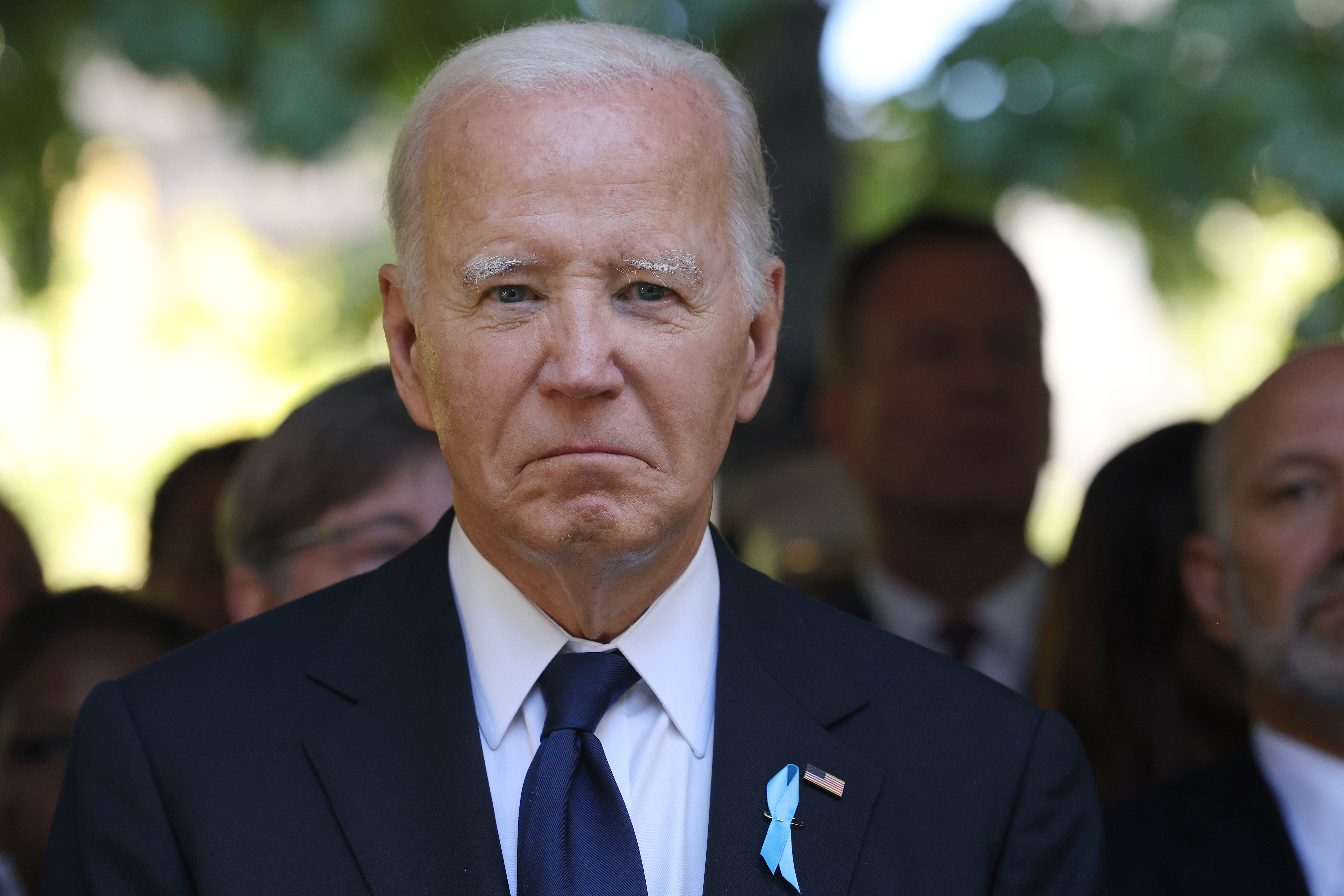 Former U.S. President Joe Biden attends the 9/11 Commemoration Ceremony at the National September 11 Memorial & Museum in New York City in 2024 | Source: Getty Images