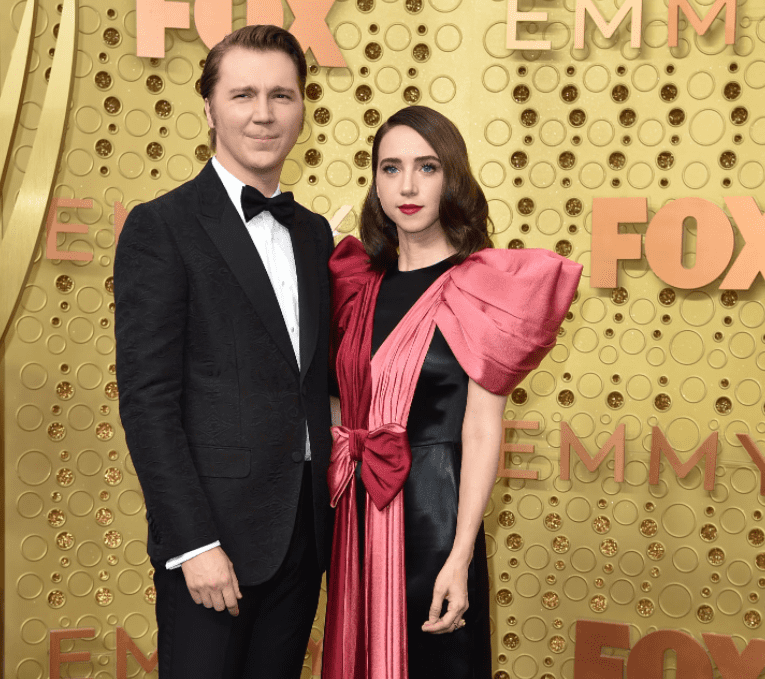 Paul Dano and Zoe Kazan attend the 71st Emmy Awards at Microsoft Theater on September 22, 2019 in Los Angeles, California | Photo: Getty Images