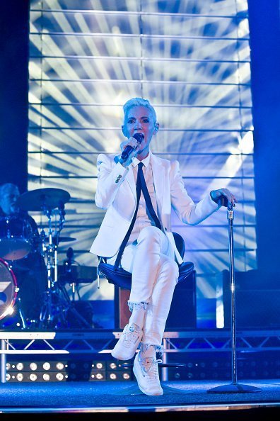 Marie Fredriksson of Roxette during a concert at the O2 World in Berlin, Germany | Photo: Getty Images