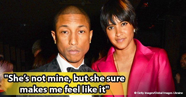 Pharrell Says Wife Helen Lasichanh 'Is Not Mine, But She Sure Makes Me Feel  Like It