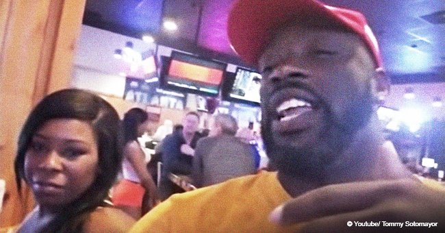 Black man in MAGA hat gets angry and slams Hooters waitress after she asked if he supports Trump 