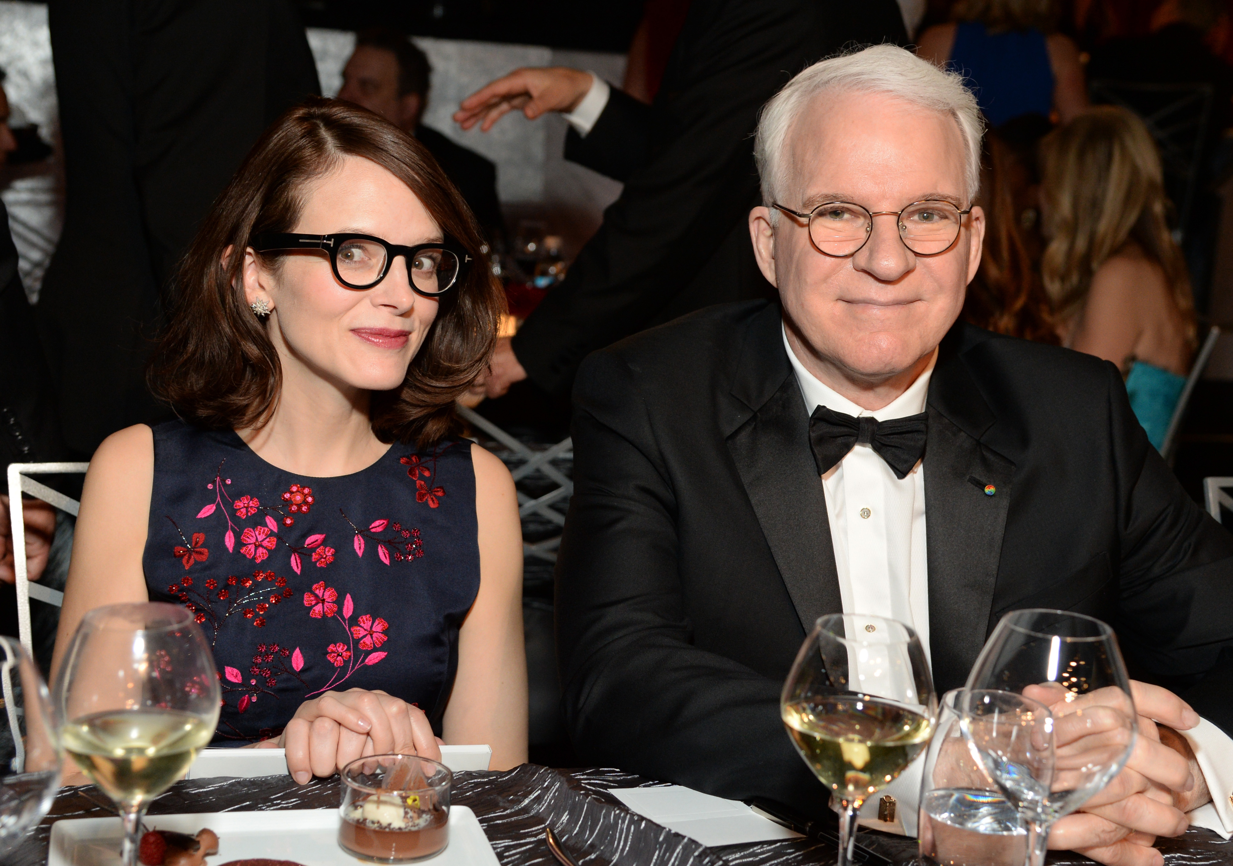 Steve Martin and Anne Stringfield at the Dolby Theater on June 4, 2015, in Hollywood, California | Source: Getty Images