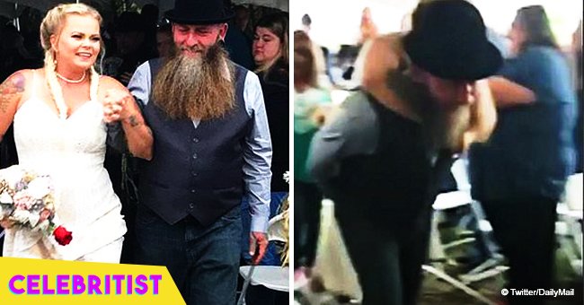 Heartwarming video of Texas groom carrying bride on his back down a muddy aisle went viral