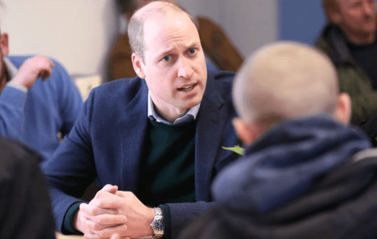 Prince William, speaks to a group of homeless at The Beacon Project, on February 26, 2020, in Mansfield, England | Source: Chris Jackson - WPA Pool/Getty Images