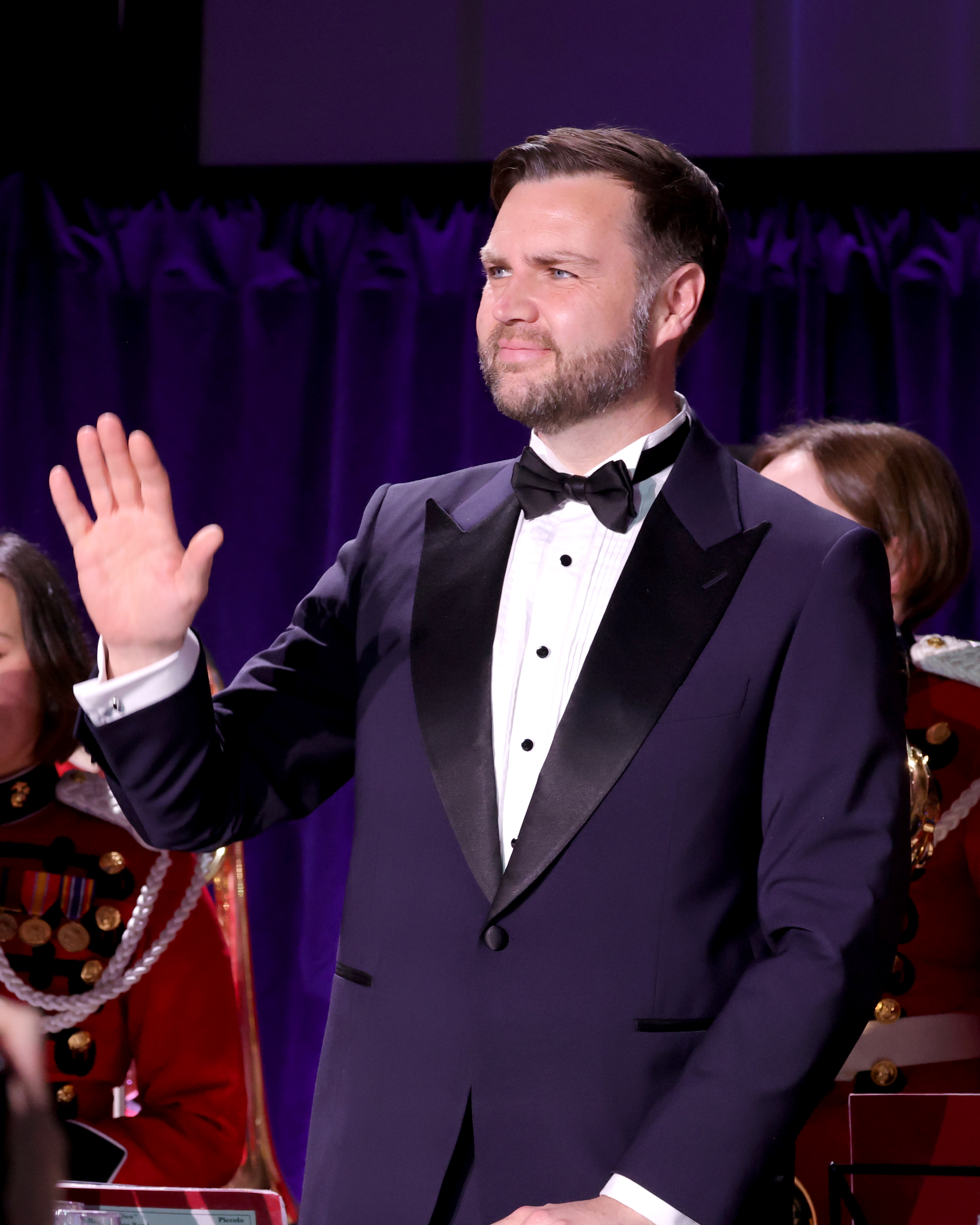 JD Vance attends as Oz Pearlman hosts the White House Correspondents' Dinner at Washington Hilton on April 25, 2026, in Washington, DC | Source: Getty Images