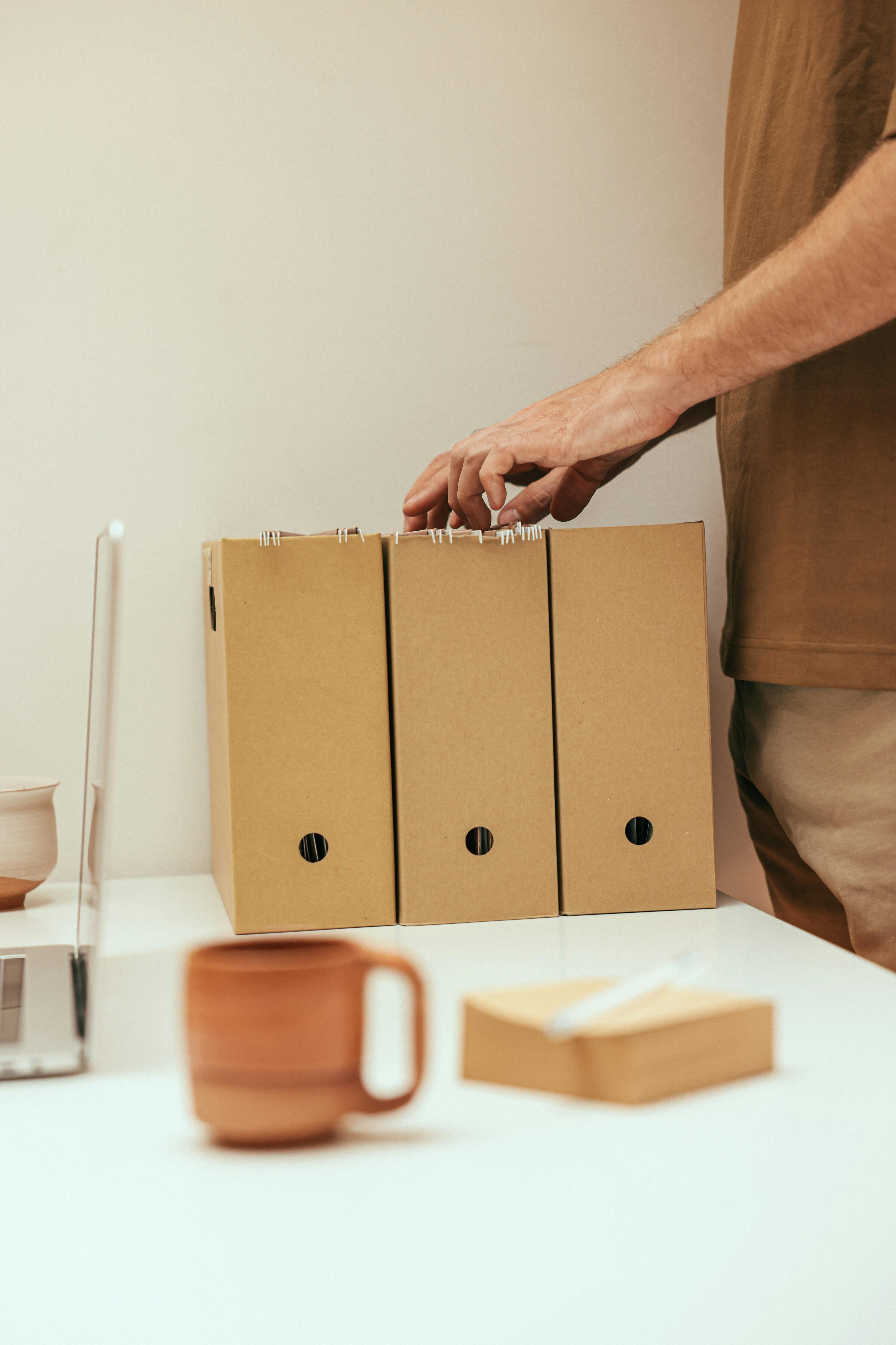File boxes | Source: Pexels