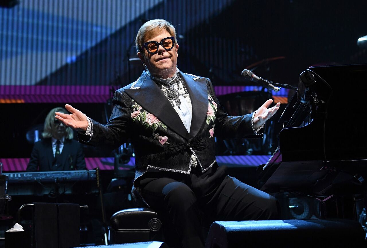 Elton John performs onstage during his "Farewell Yellow Brick Road" tour at Madison Square Garden on November 9, 2018 in New York City. | Source: Getty Images