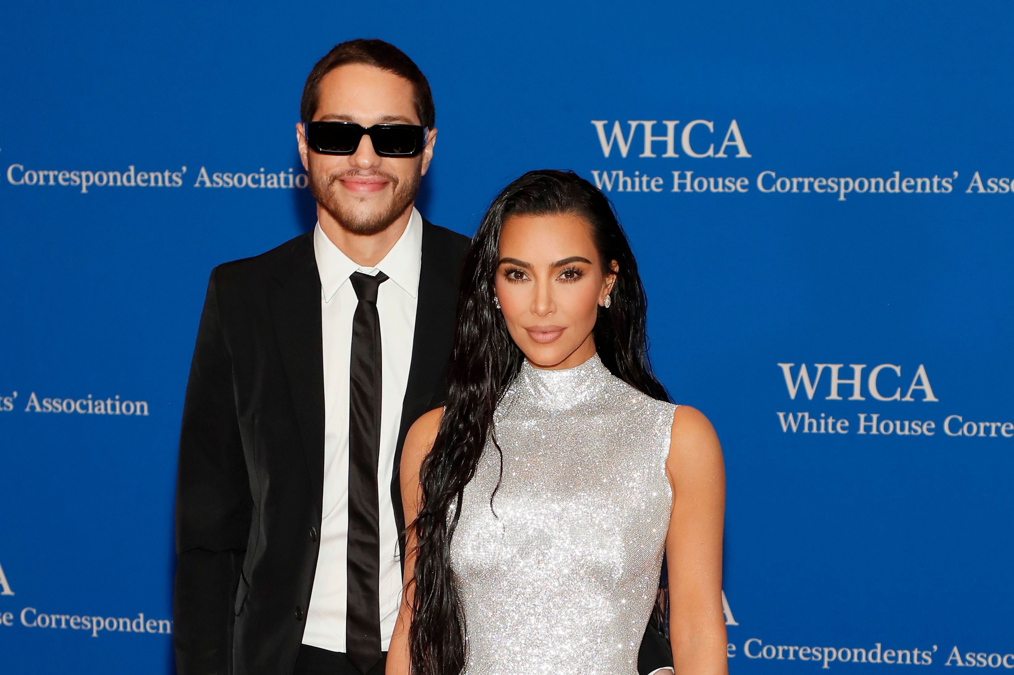 Pete Davidson and Kim Kardashian attend the 2022 White House Correspondents' Association Dinner at Washington Hilton on April 30, 2022 in Washington, D.C. | Source: Getty Images
