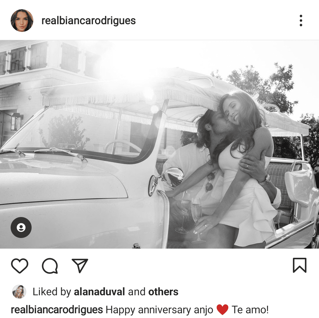 Luke Grimes and girlfriend Bianca Rodrigues on Instagram | Photo: Instagram/realbiancarodrigues