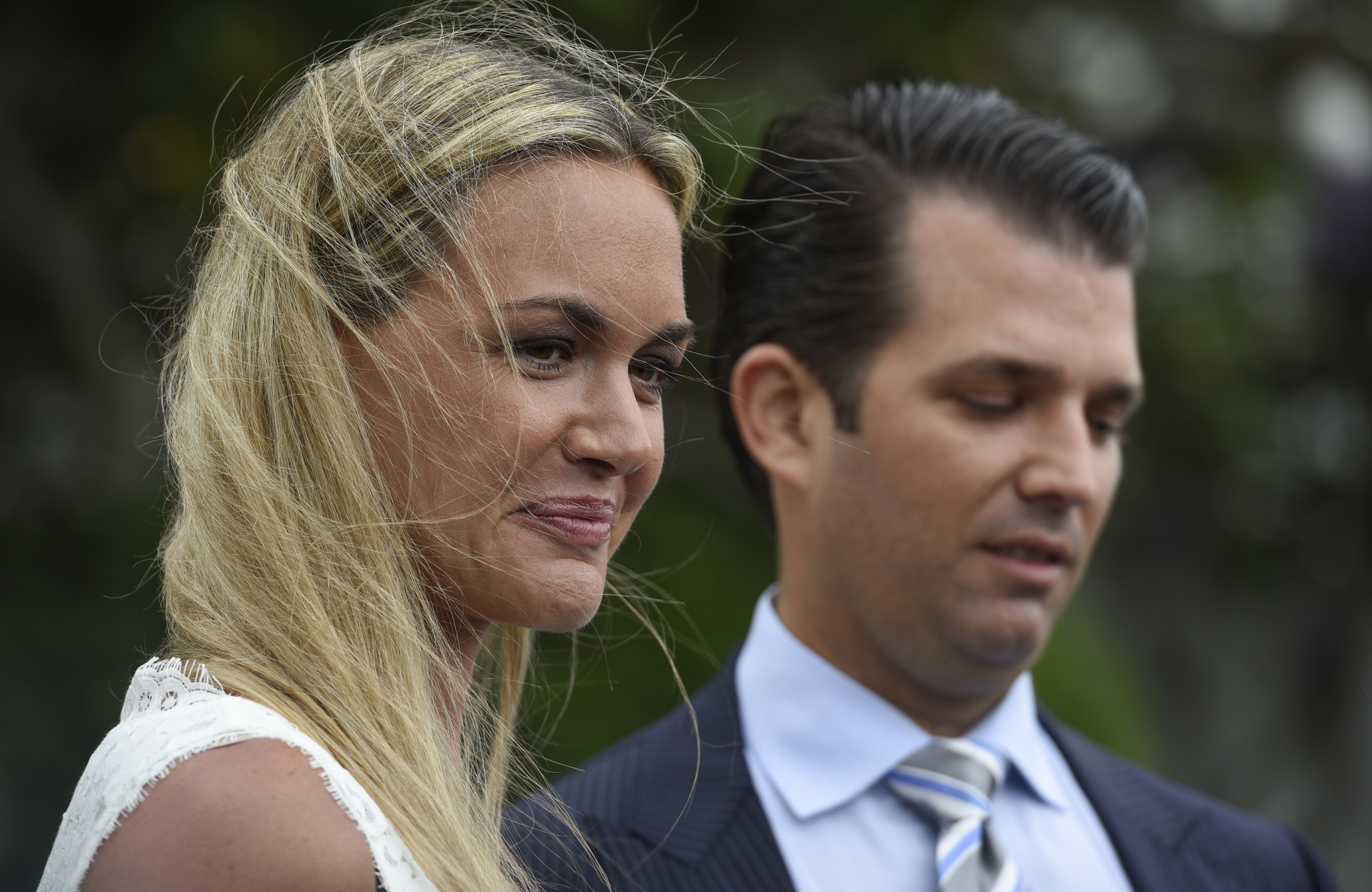 Vanessa and Donald Trump Jr. at the 139th White House Easter Egg Roll at The White House on April 17, 2017, in Washington, D.C. | Source: Getty Images