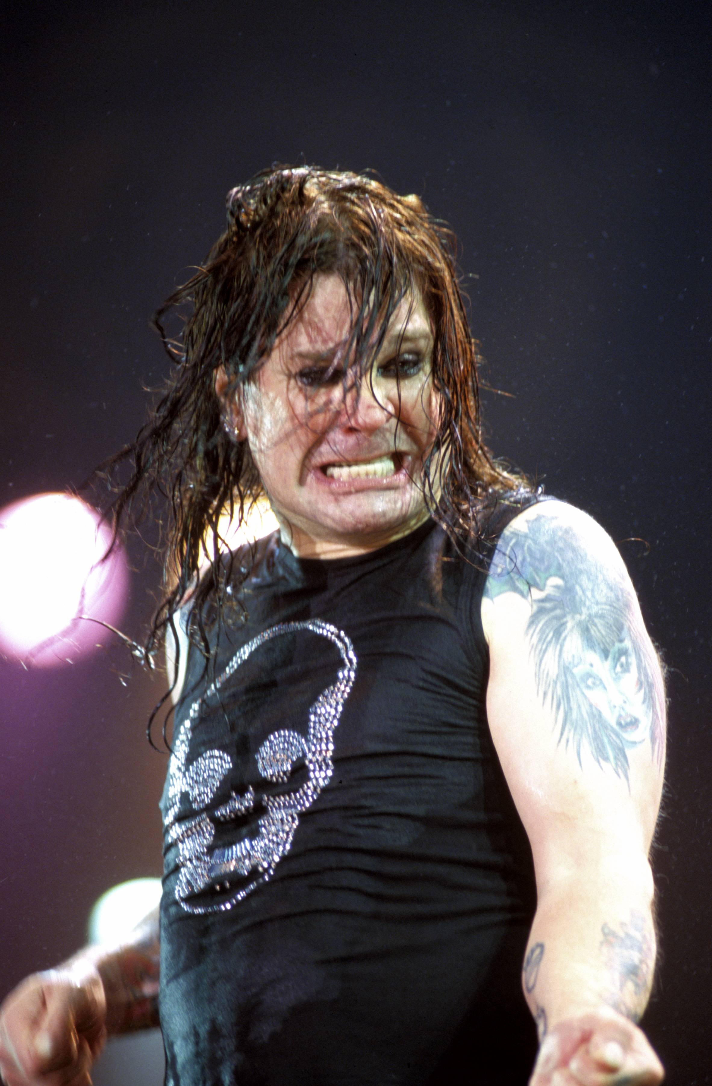 Ozzy Osbourne performing with Black Sabbath in 2001. | Source: Getty Images