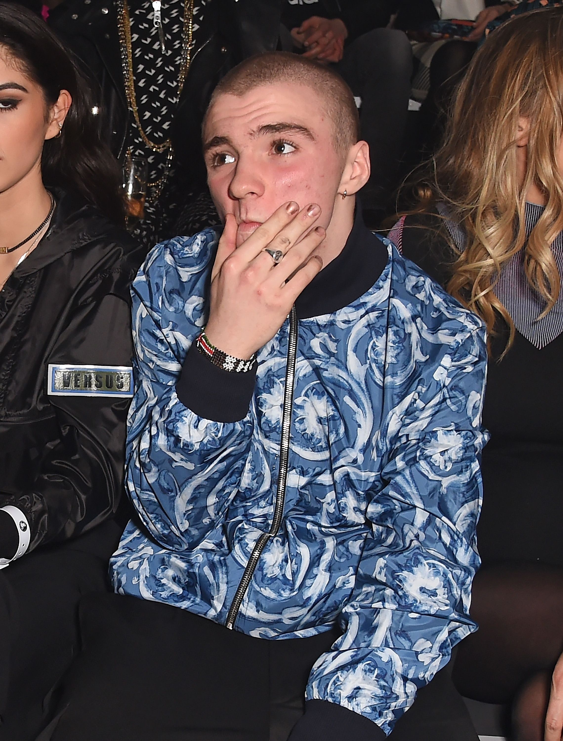 Rocco Ritchie at the London Fashion Week February 2017 in the UK | Source: Getty Images