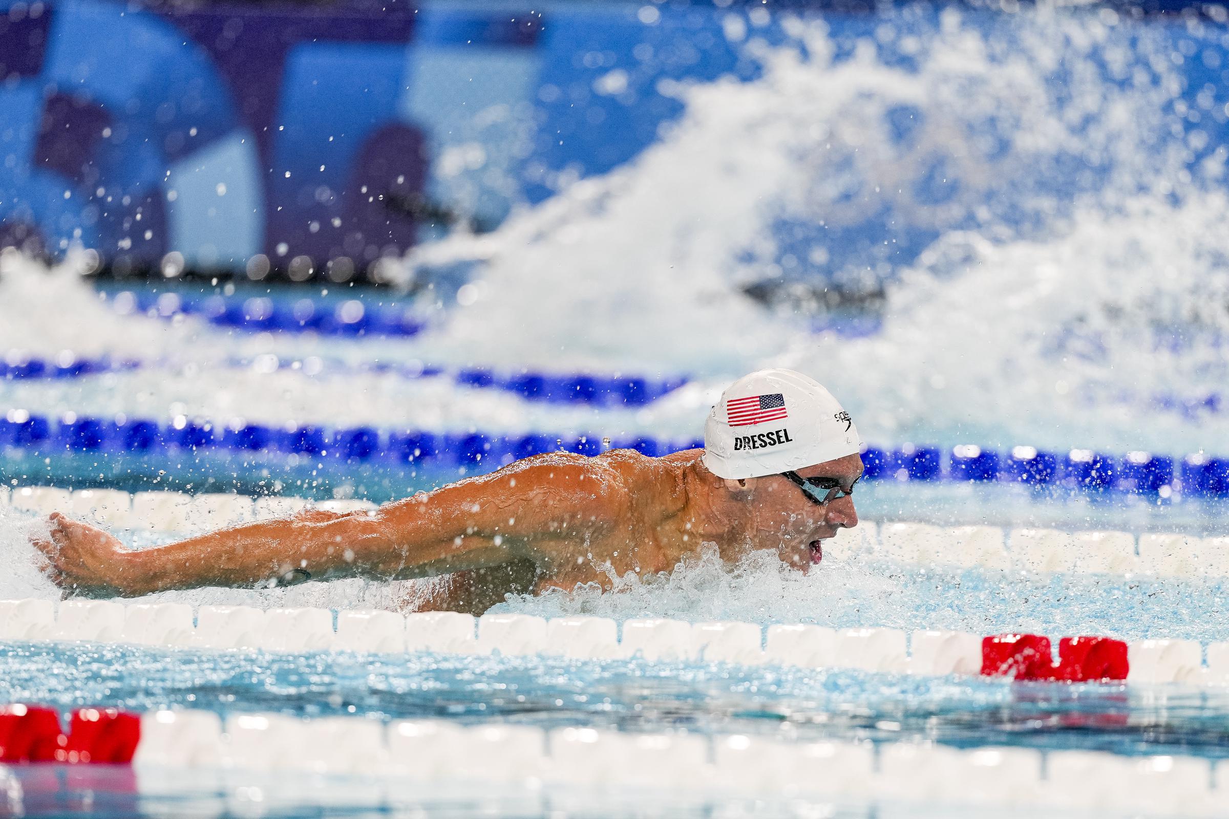 Caeleb Dressel competes at the Olympic Games Paris 2024 on August 2, 2024 | Source: Getty Images