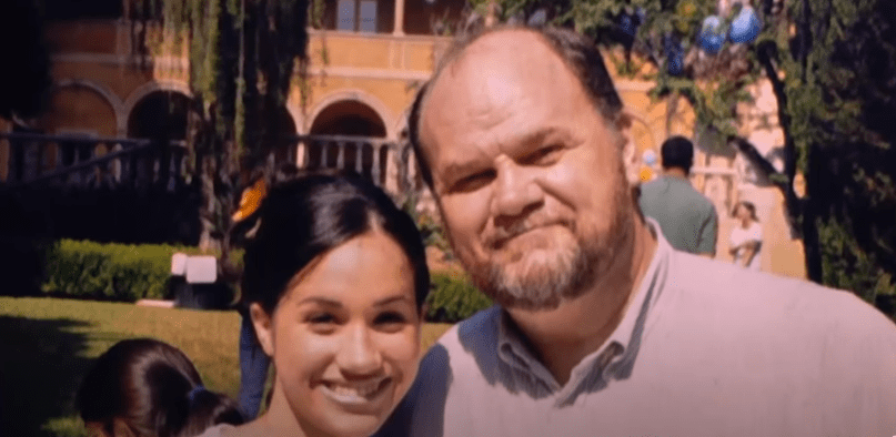 Meghan and her father Thomas Markle before their relationship went South. | Source: YouTube/ 60 Minutes Australia