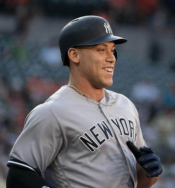 Aaron Judge at the Yankees at Orioles, July 10, 2018. | Source: Wikimedia Commons
