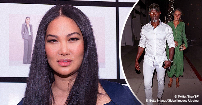 Kimora Lee Simmons Ex Djimon Hounsou Spotted With Mystery Woman Amid