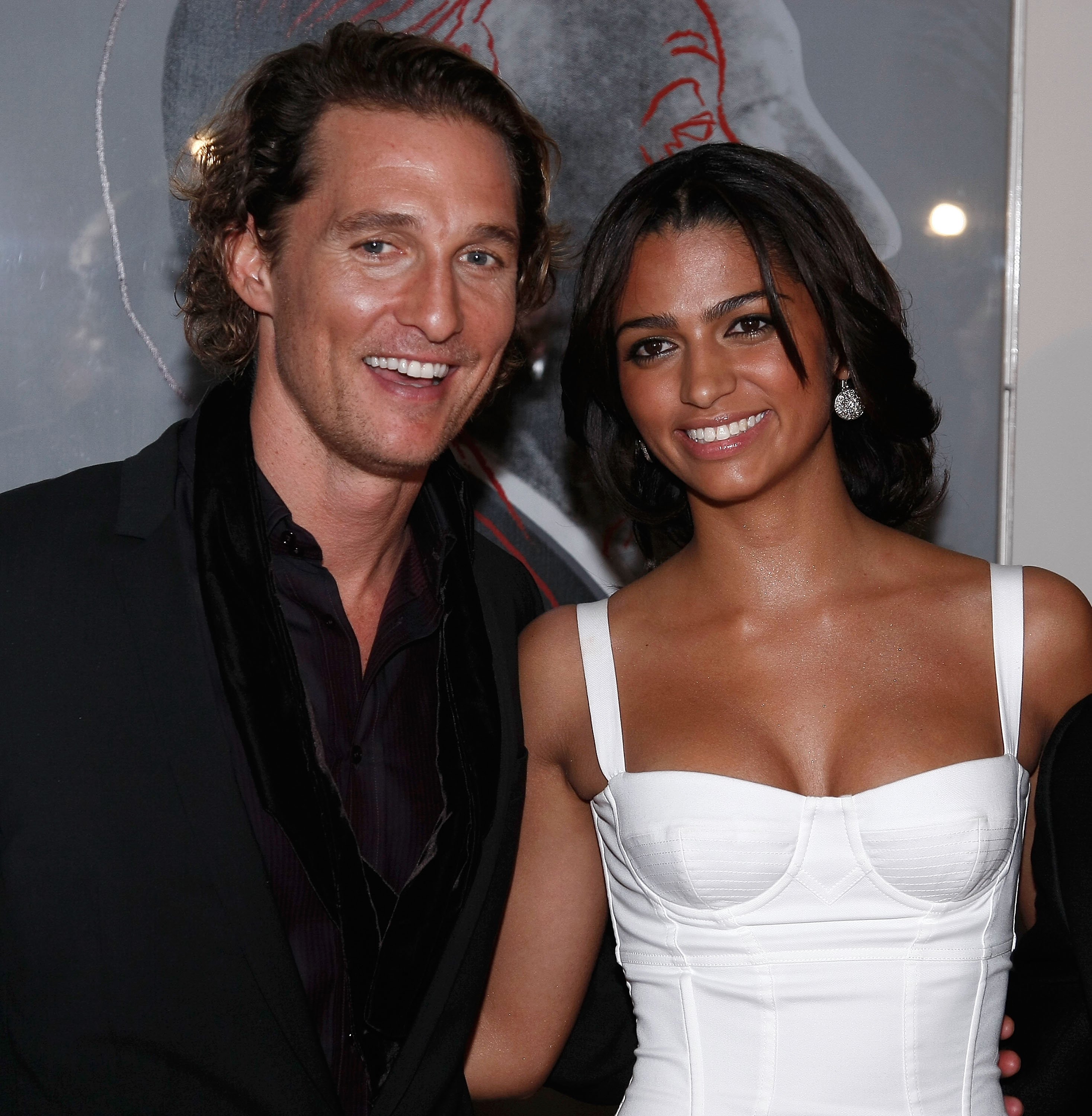 Matthew McConaughey and Camila Alves arrive at The Grammercy Park Hotel on December 4, 2007 in New York City. | Source: Getty Images 