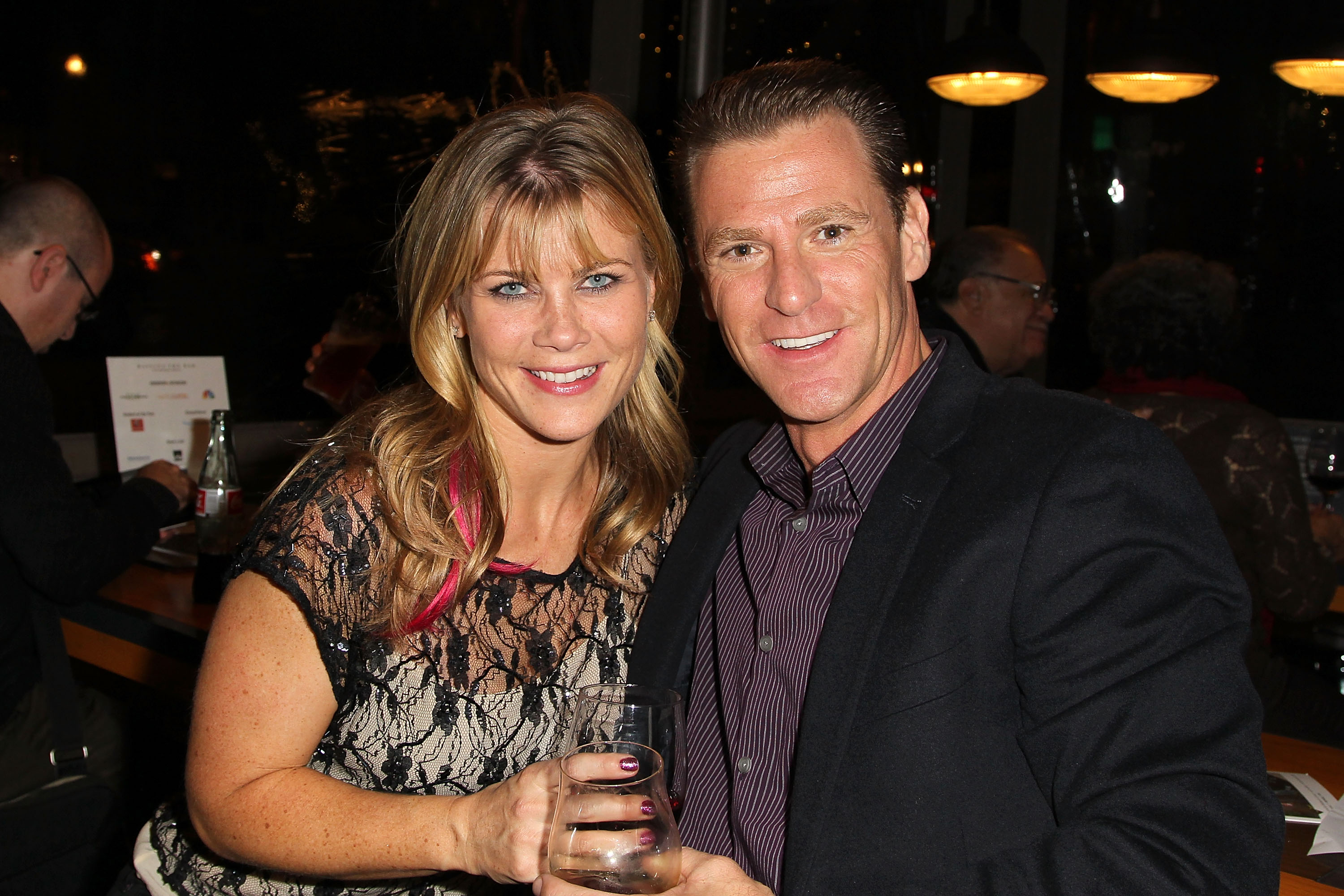 Alison Sweeney and David Sanov at the "Raising The Bar To End Parkinson's" event on December 5, 2012, in Culver City, California | Source: Getty Images