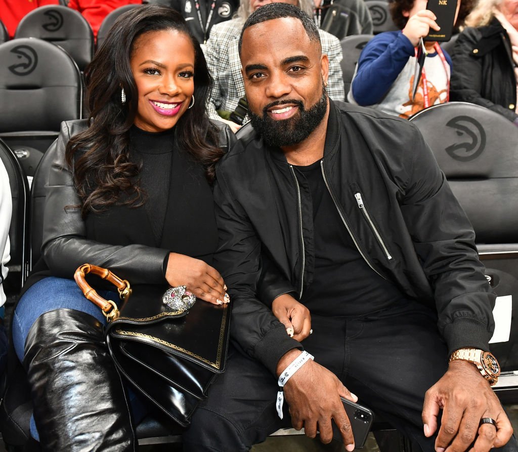 Kandi Burruss and Todd Tucker attend Indiana Pacers vs Atlanta Hawks game at State Farm Arena | Photo: Getty Images