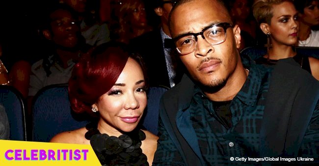 Tiny and T.I. heat it up as they go for a night swim following marriage woes rumors