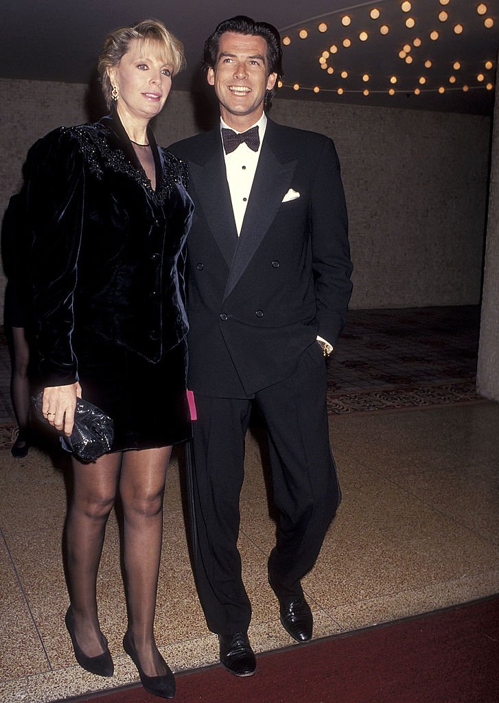 Pierce Brosnan und seine erste Frau Cassandra Harris | Quelle: Getty Images