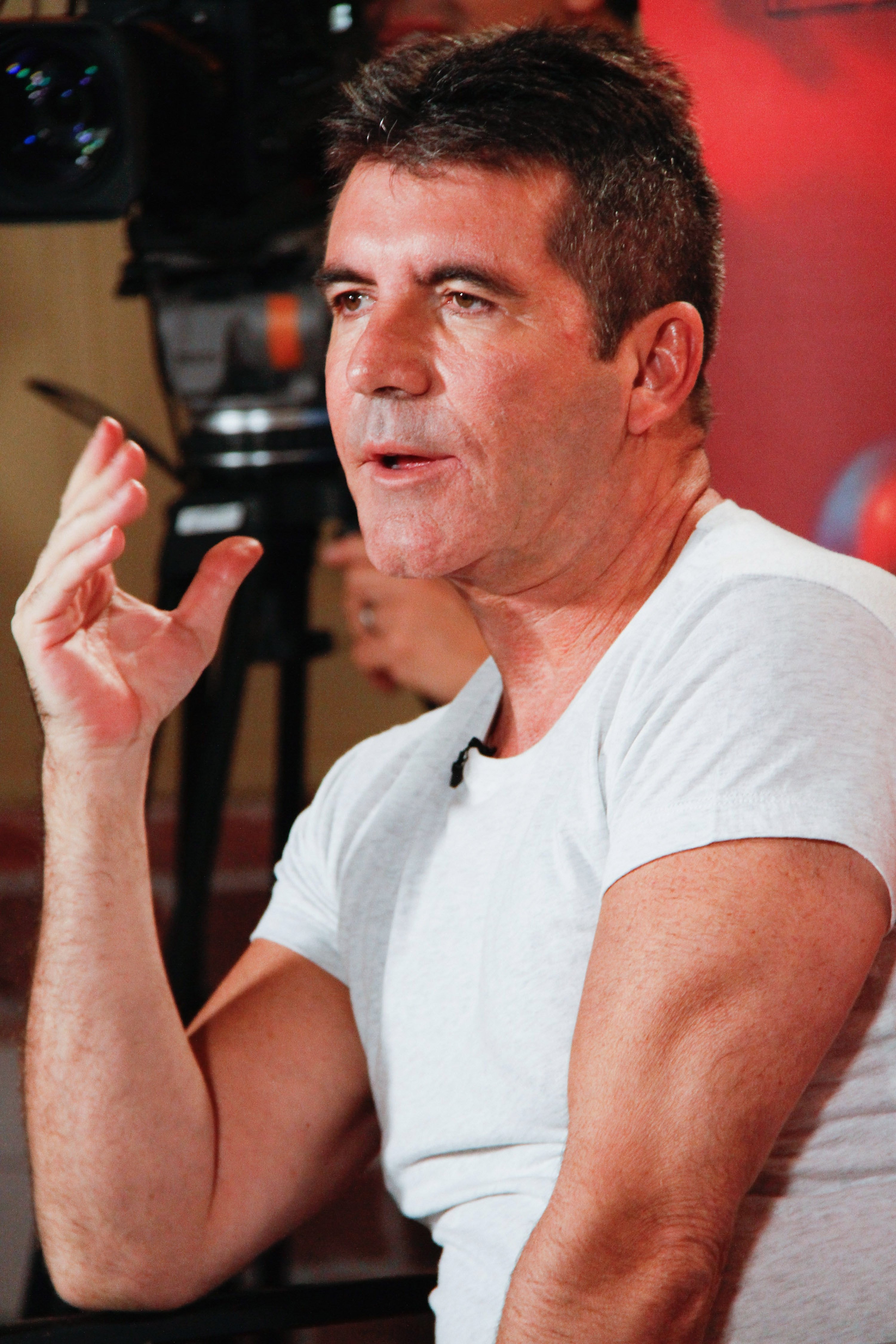 "The X Factor" Judge Simon Cowell attends the "The X Factor" Judges press conference at Nassau Veterans Memorial Coliseum on June 20, 2013 in Uniondale, New York | Source: Getty Images 