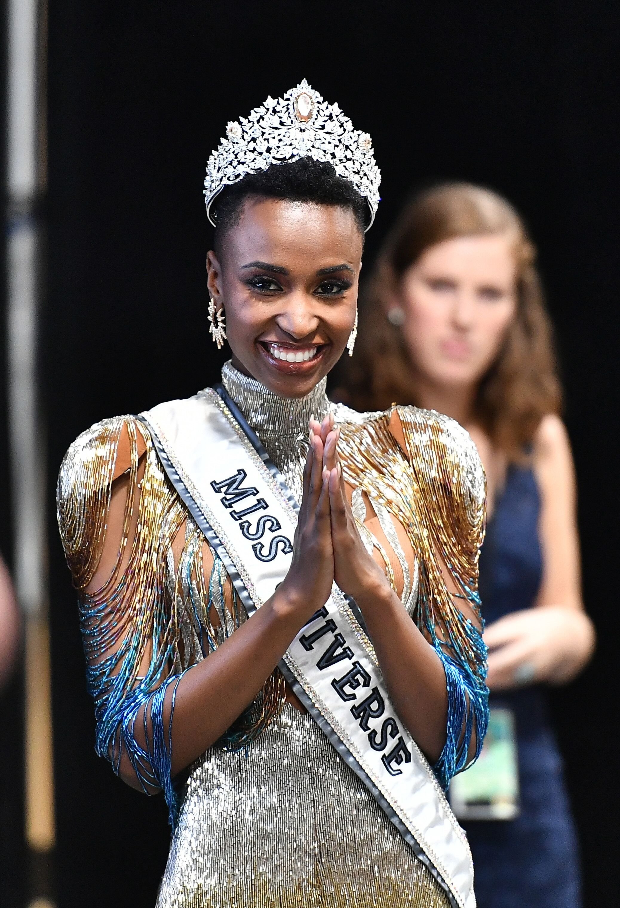 Zozibini Tunzi after being crowned Miss Universe 2019 | Source: Getty Images/GlobalImagesUkraine