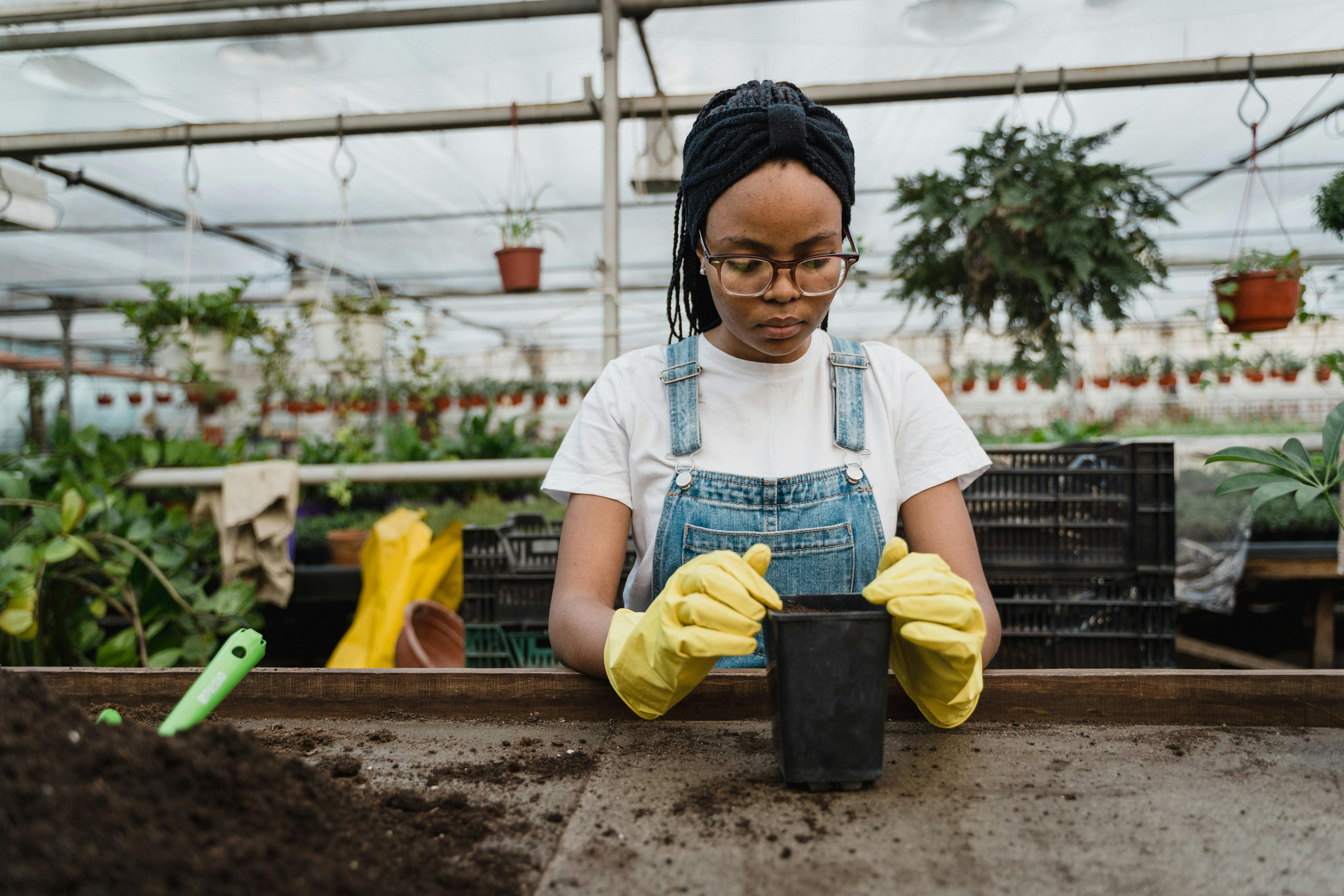 A woman gardening | Source: Pexels