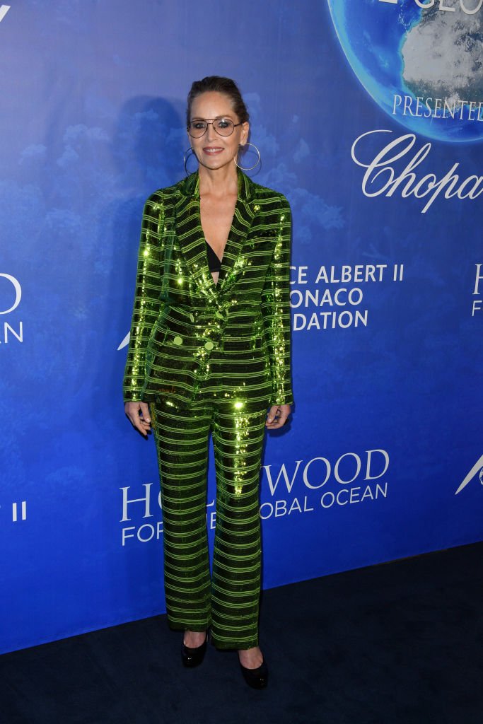 Sharon Stone assiste au Gala 2020 Hollywood For The Global Ocean en l'honneur de SAS le Prince Albert II de Monaco au Palazzo di Amore le 06 février 2020 à Beverly Hills. | Photo : Getty Images